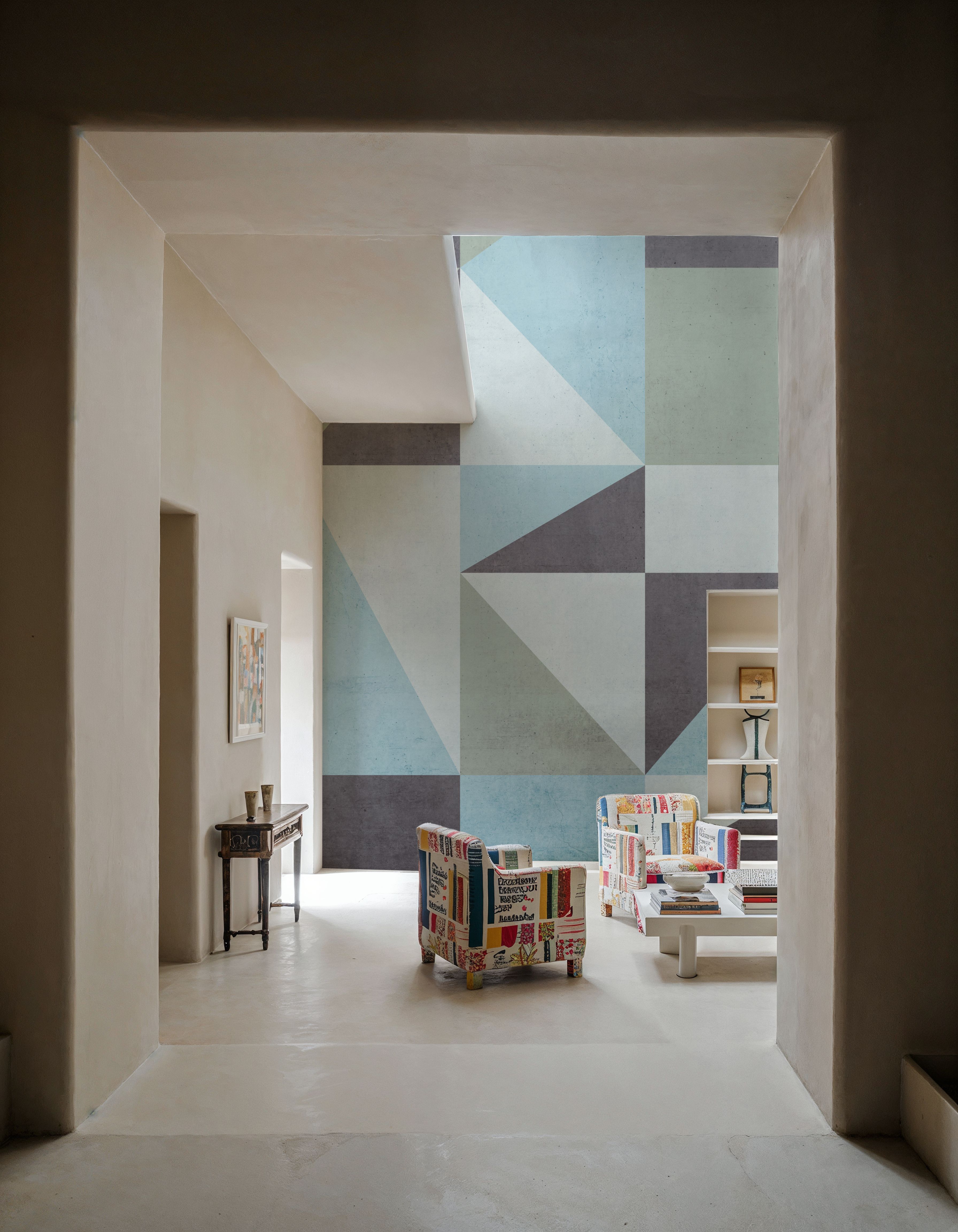 Modern Geometrics, Ice Blue