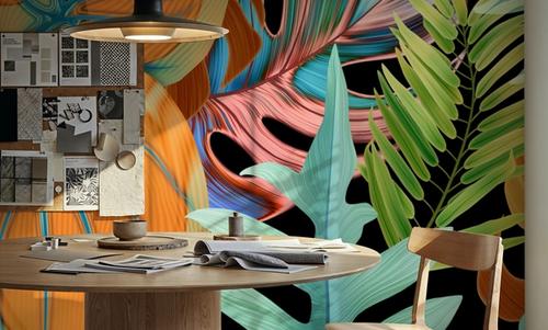 Stylish Tropic Mural