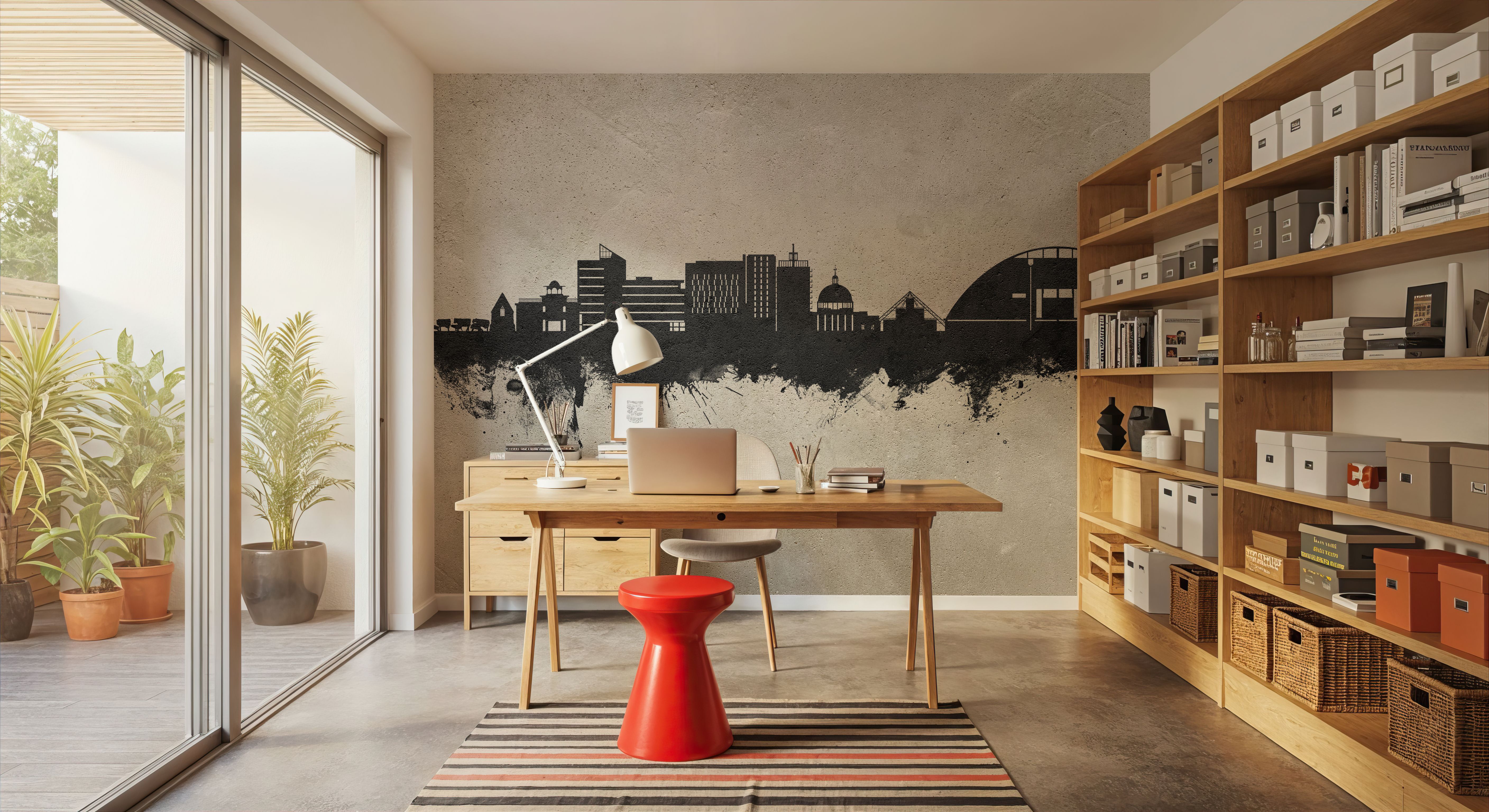 Milton Keynes England Skyline Concrete