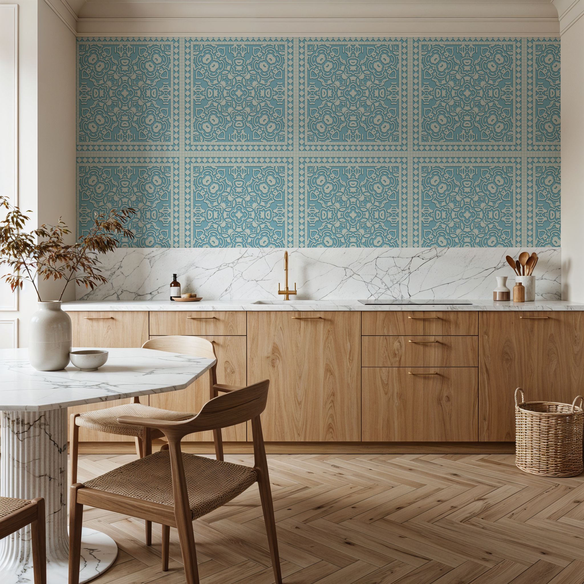 Mission Cement Tiles, Sky