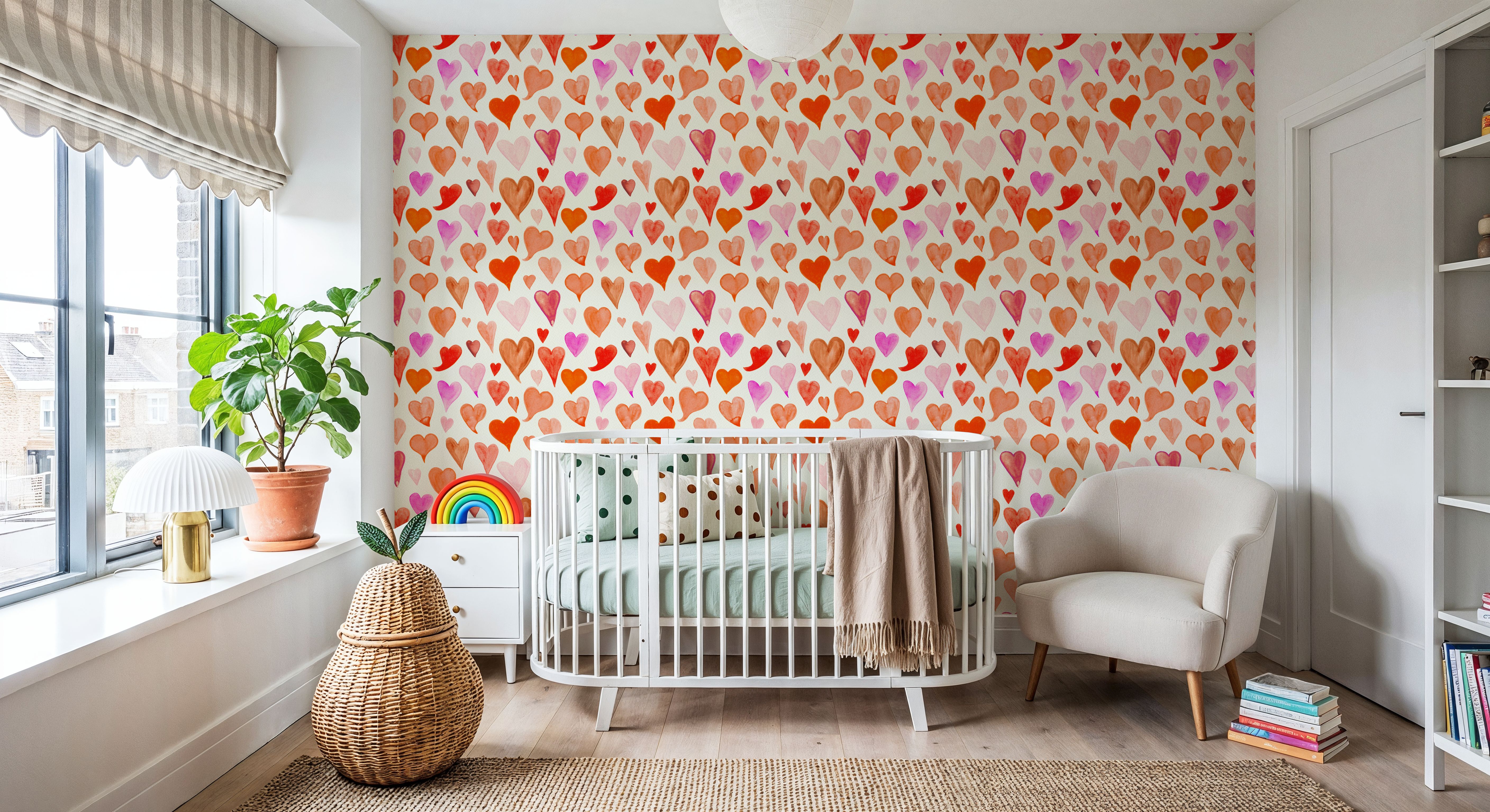 Red Painted Hearts