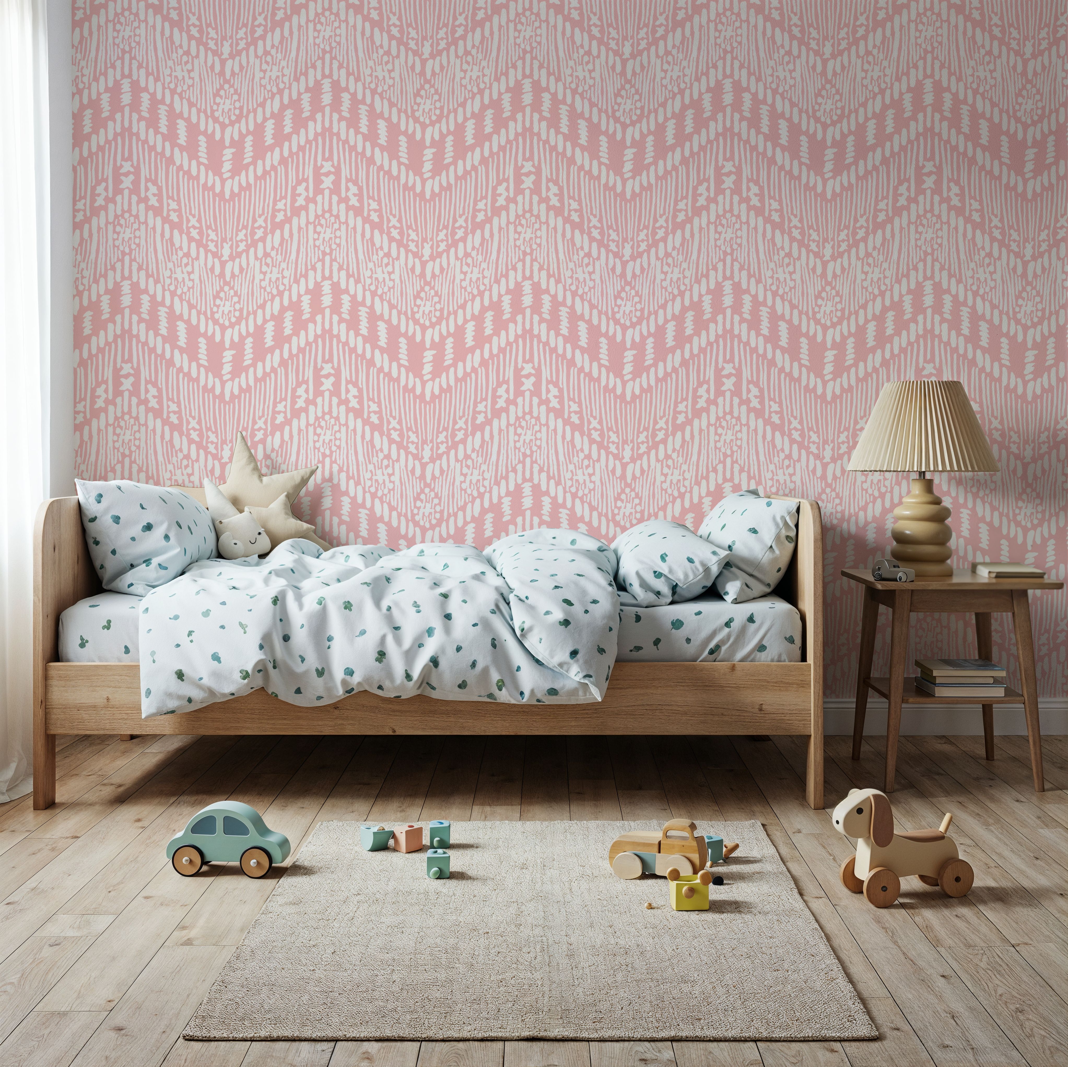 Macrame Jigsaw Pink