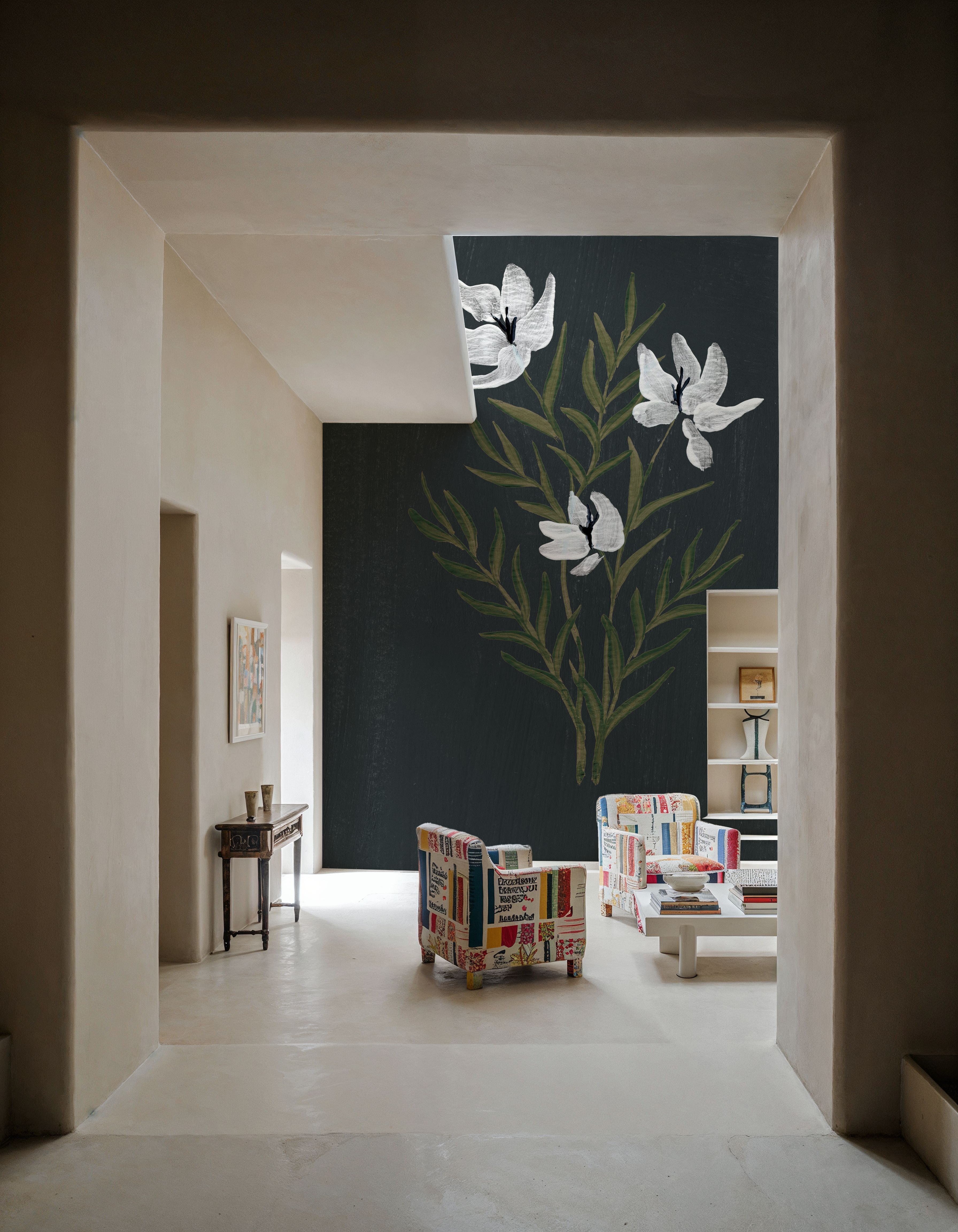 Pretty Little Flower IV Black