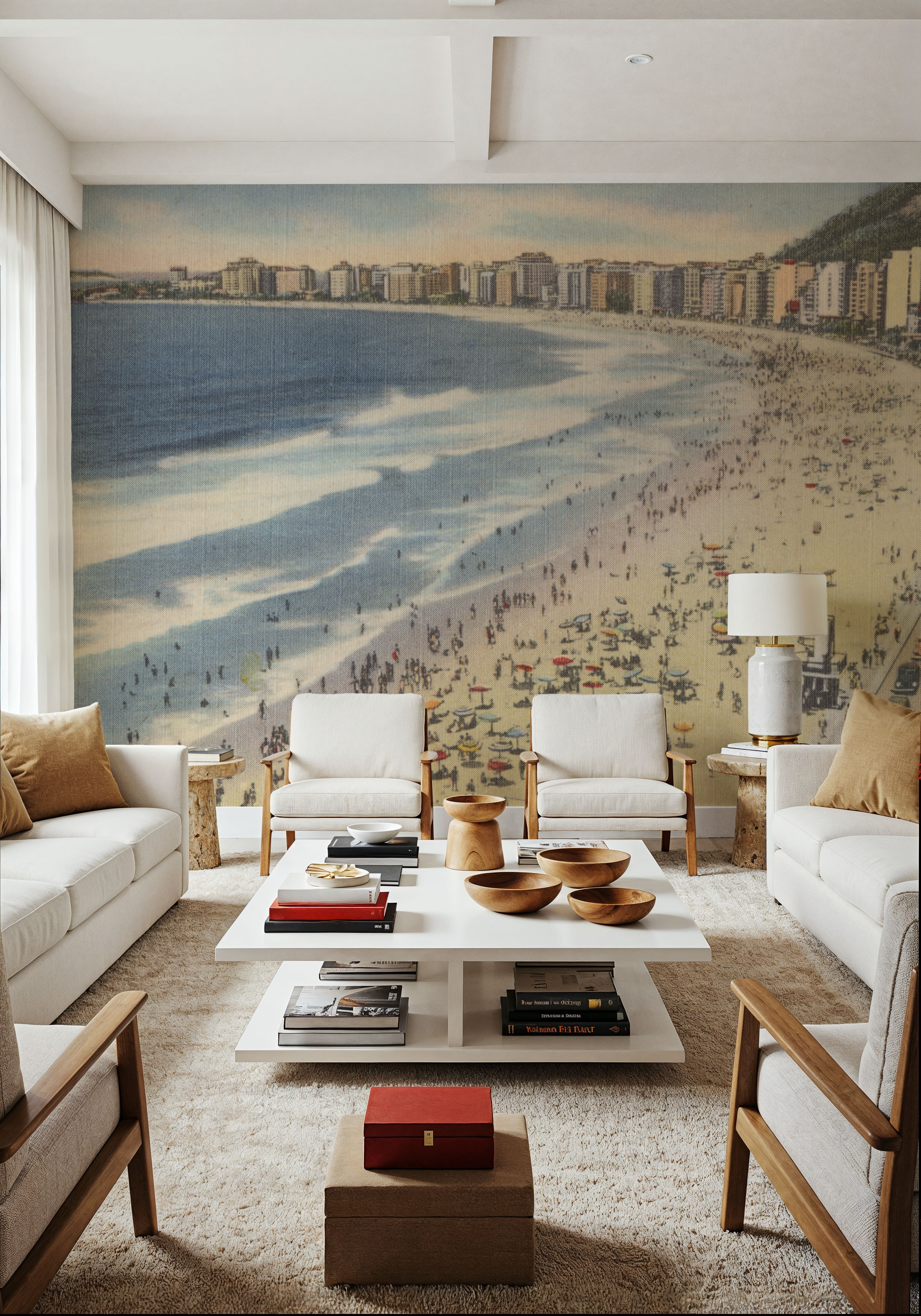Greetings from Copacabana - Screenprint Postcard