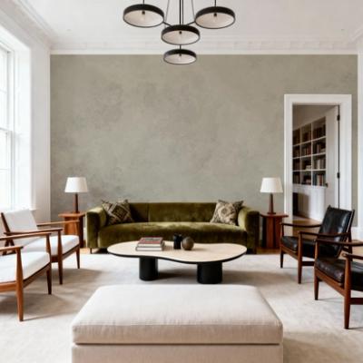 Subtle Plaster Wall, Alpine Oat