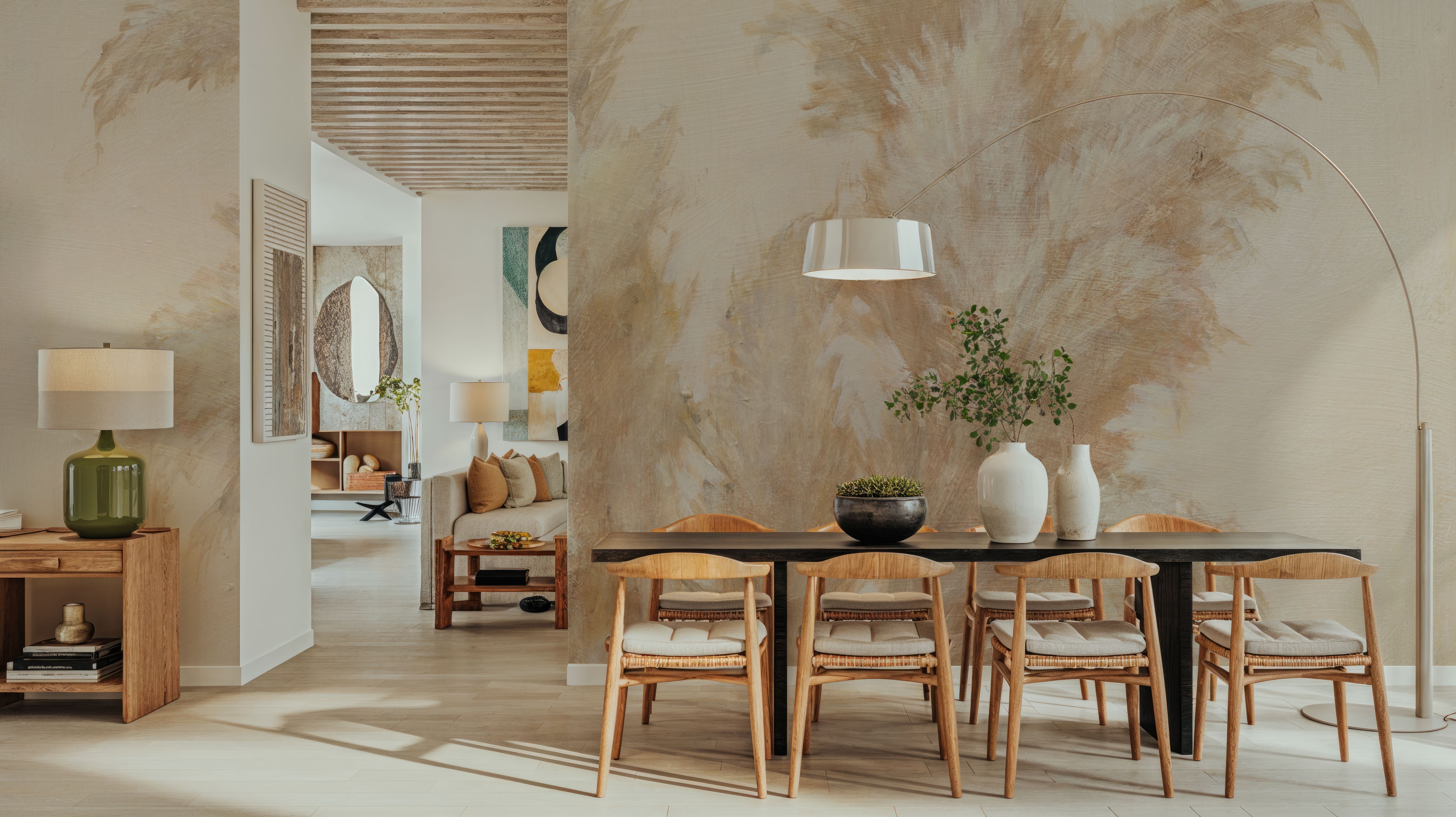 Pampas Glow II, Wallpaper