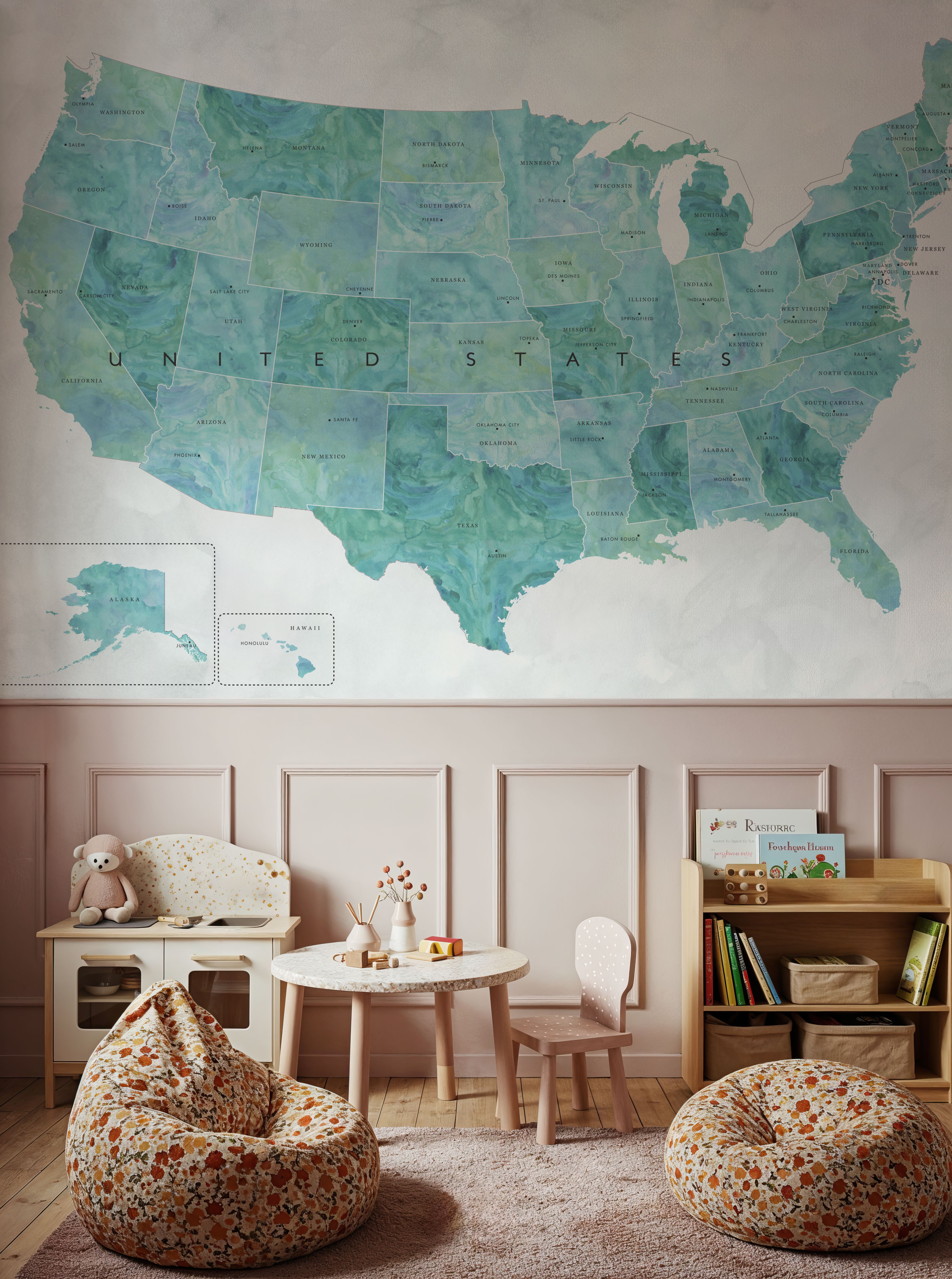 US State Map - Lia Wash