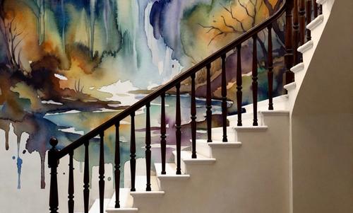 Forest Grove - Watercolor Landscape Series