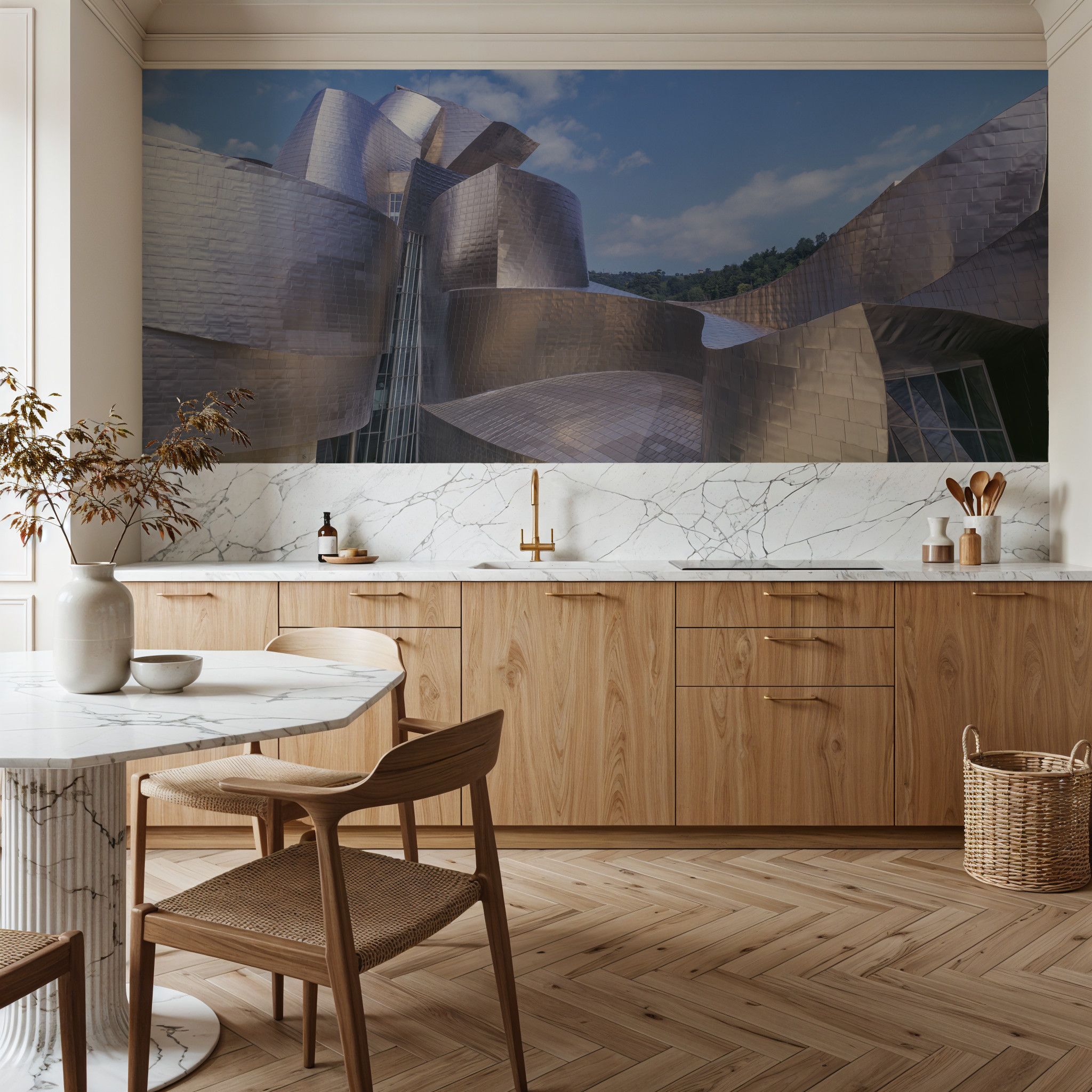 Metallic Waves Architecture