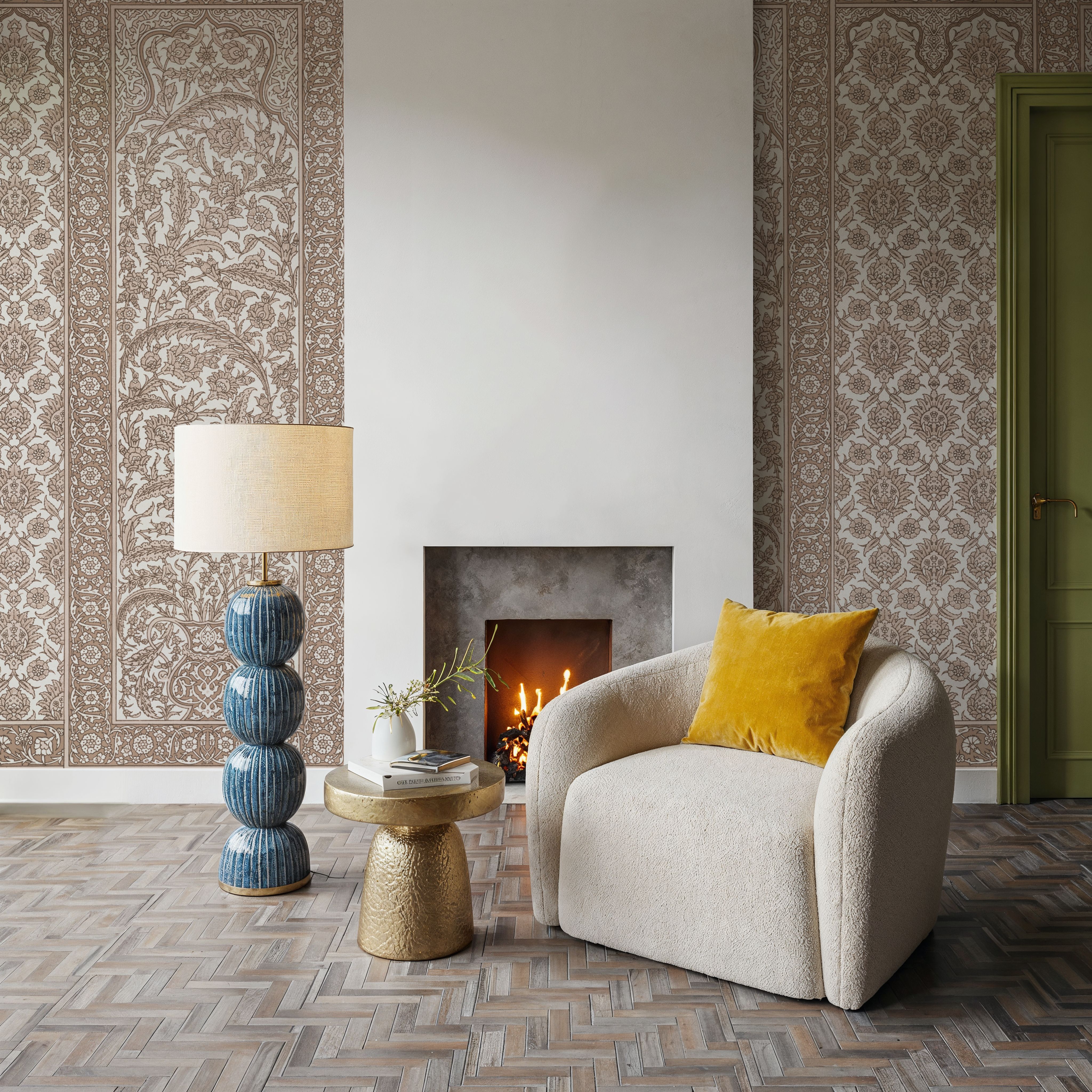 Riad Ornaments, Beige