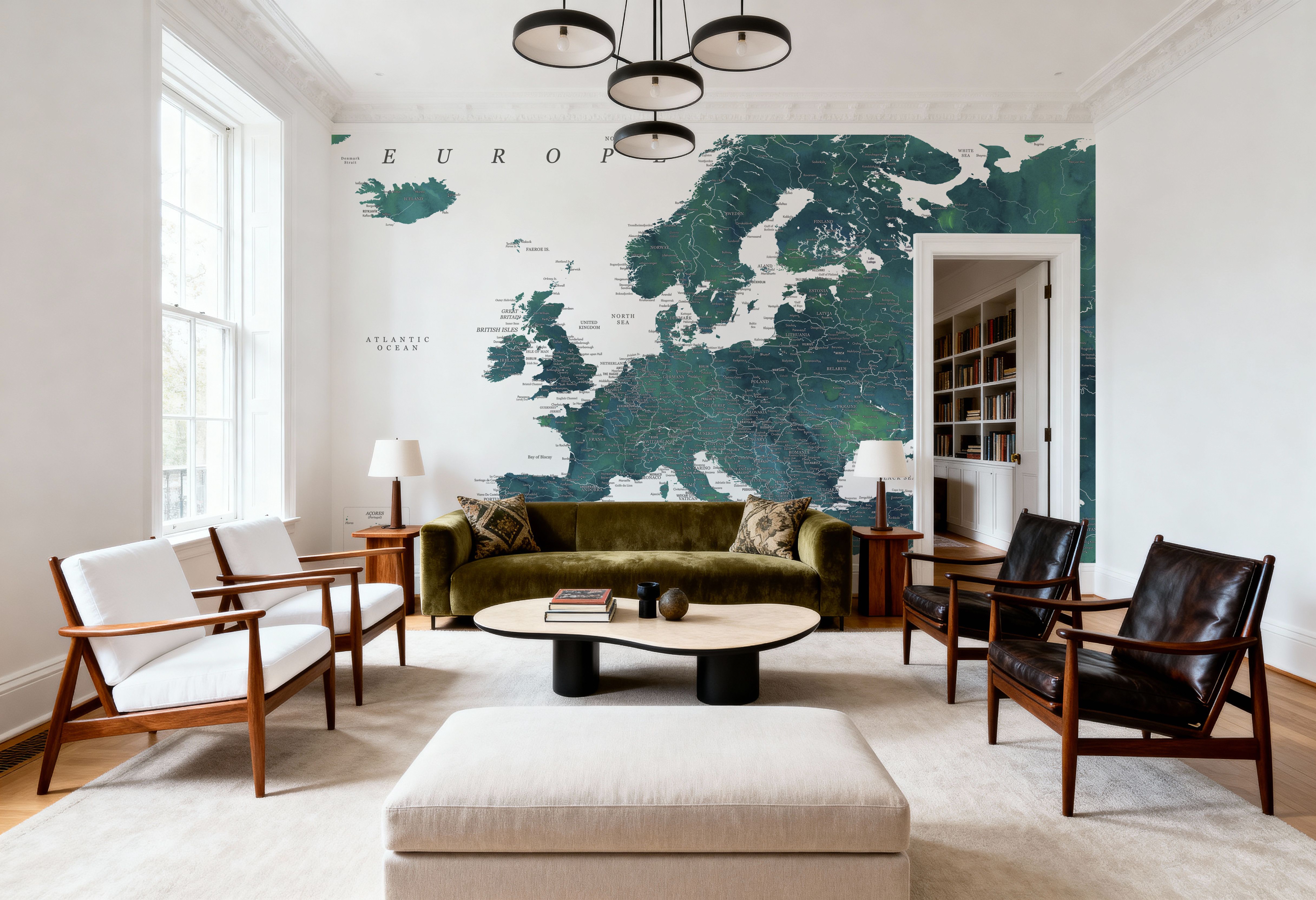 Europe Map Detailed - Nyla