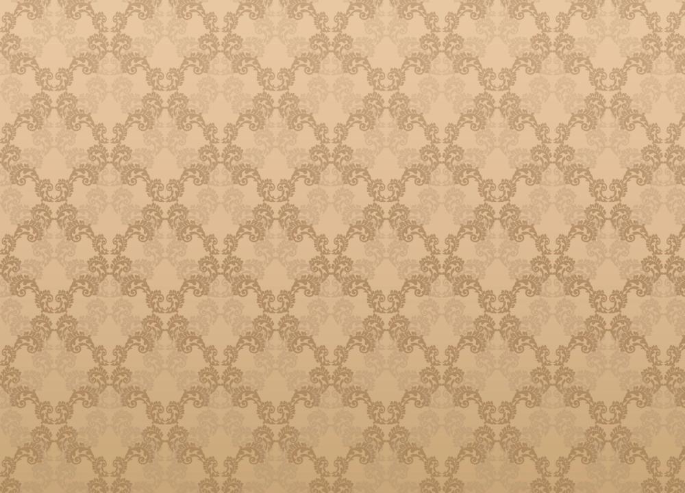 Overlay Damask Brown