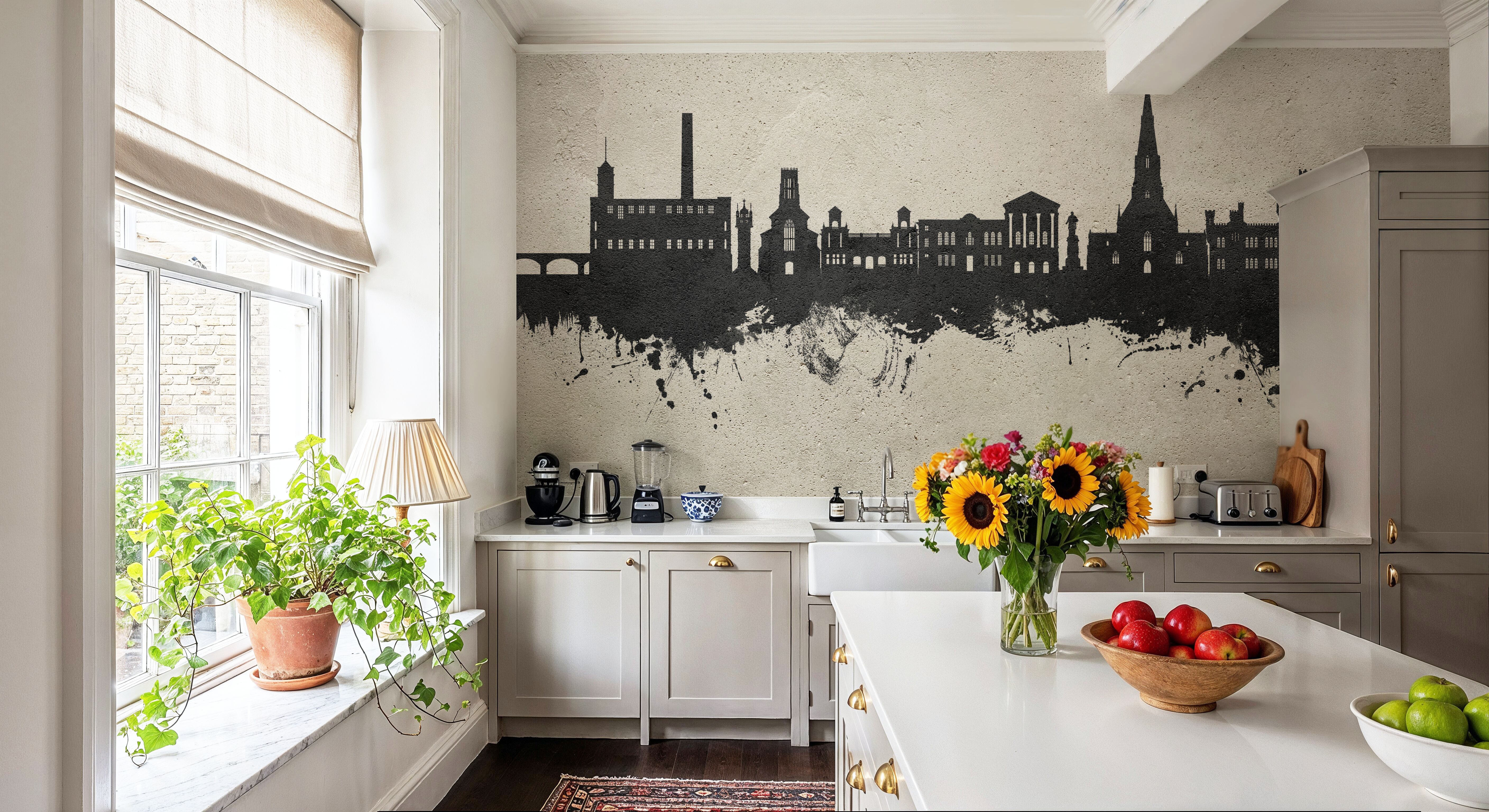 Bury England Skyline Concrete, Papier peint