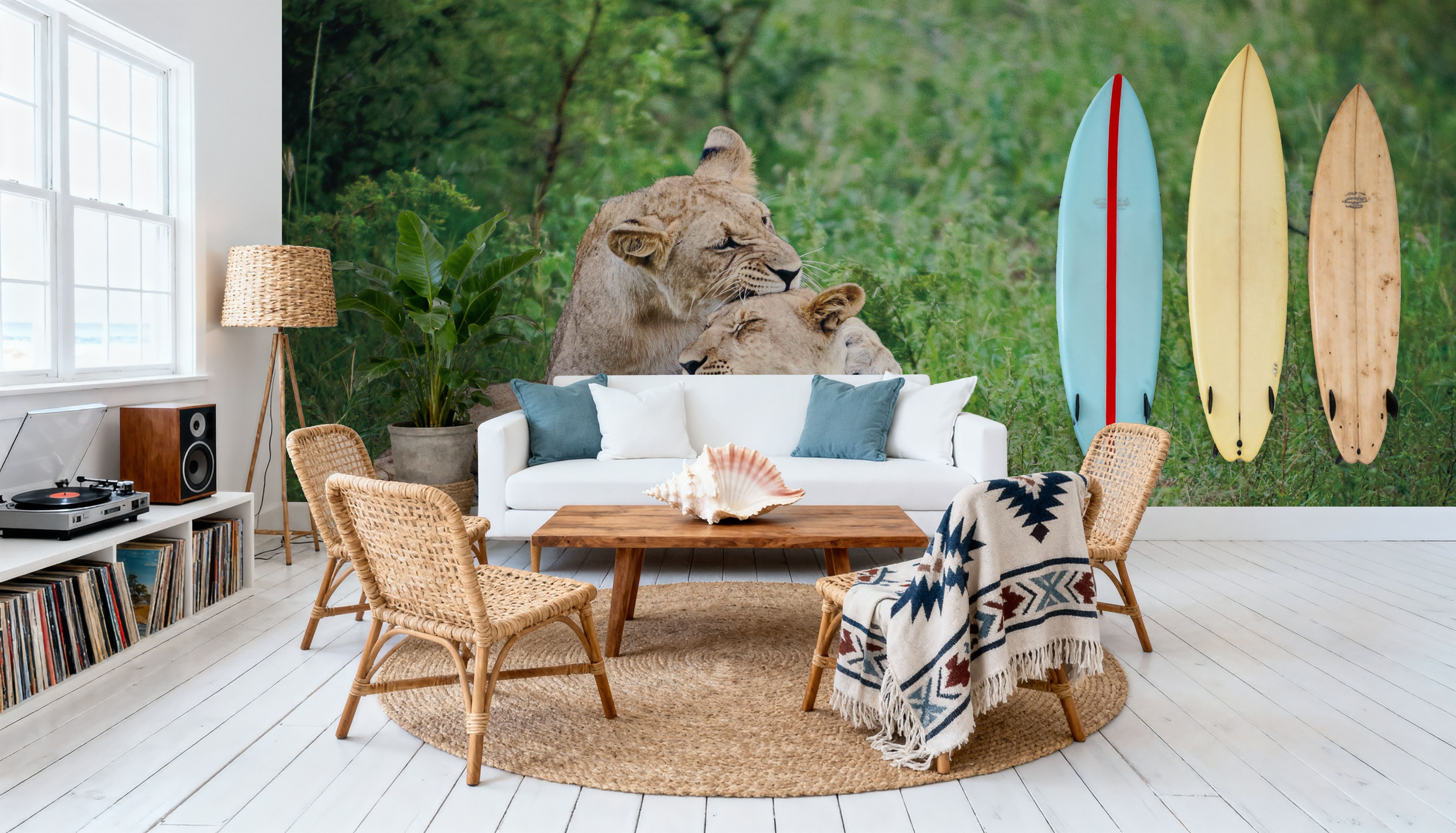 Playful Lions