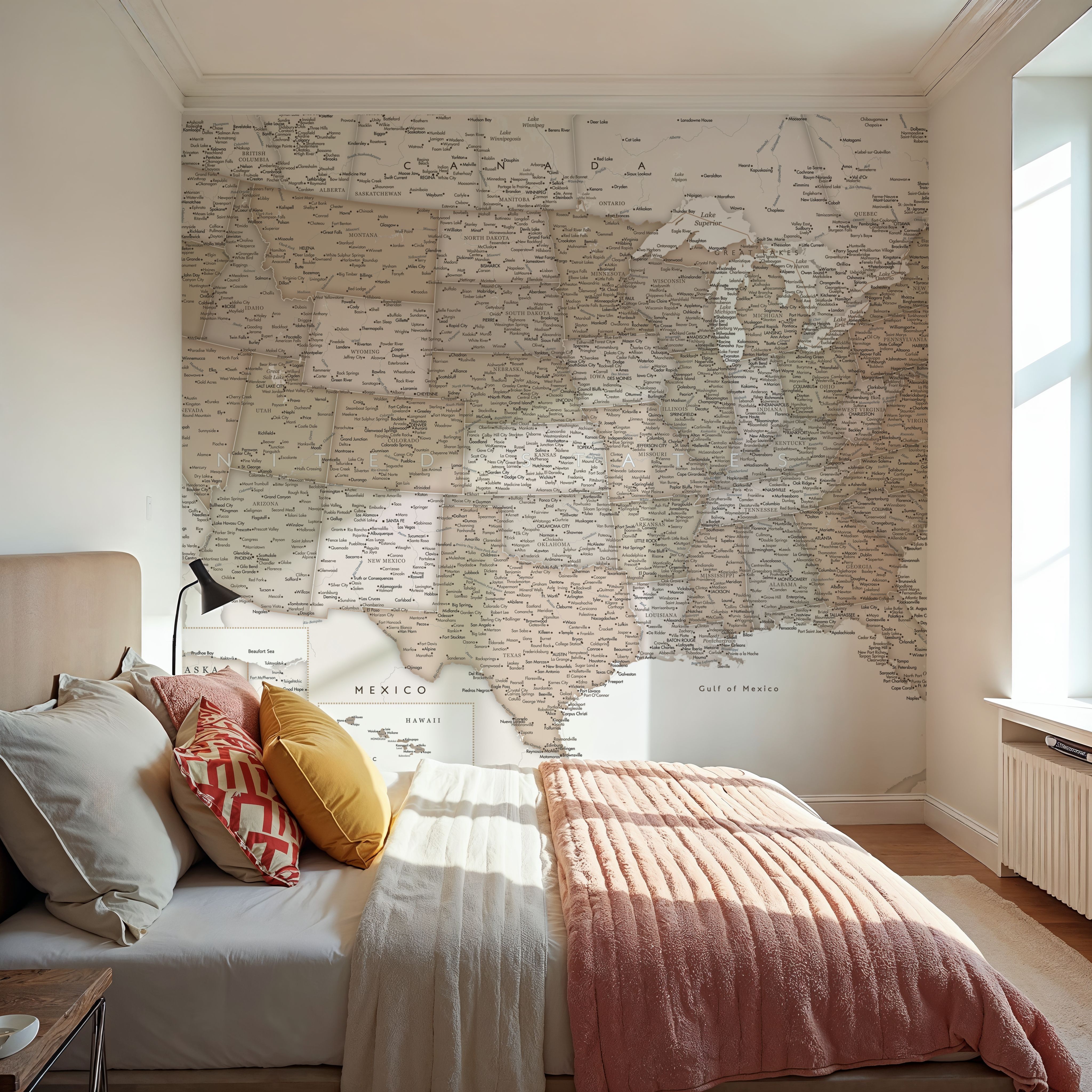 US Map Detailed - Loui