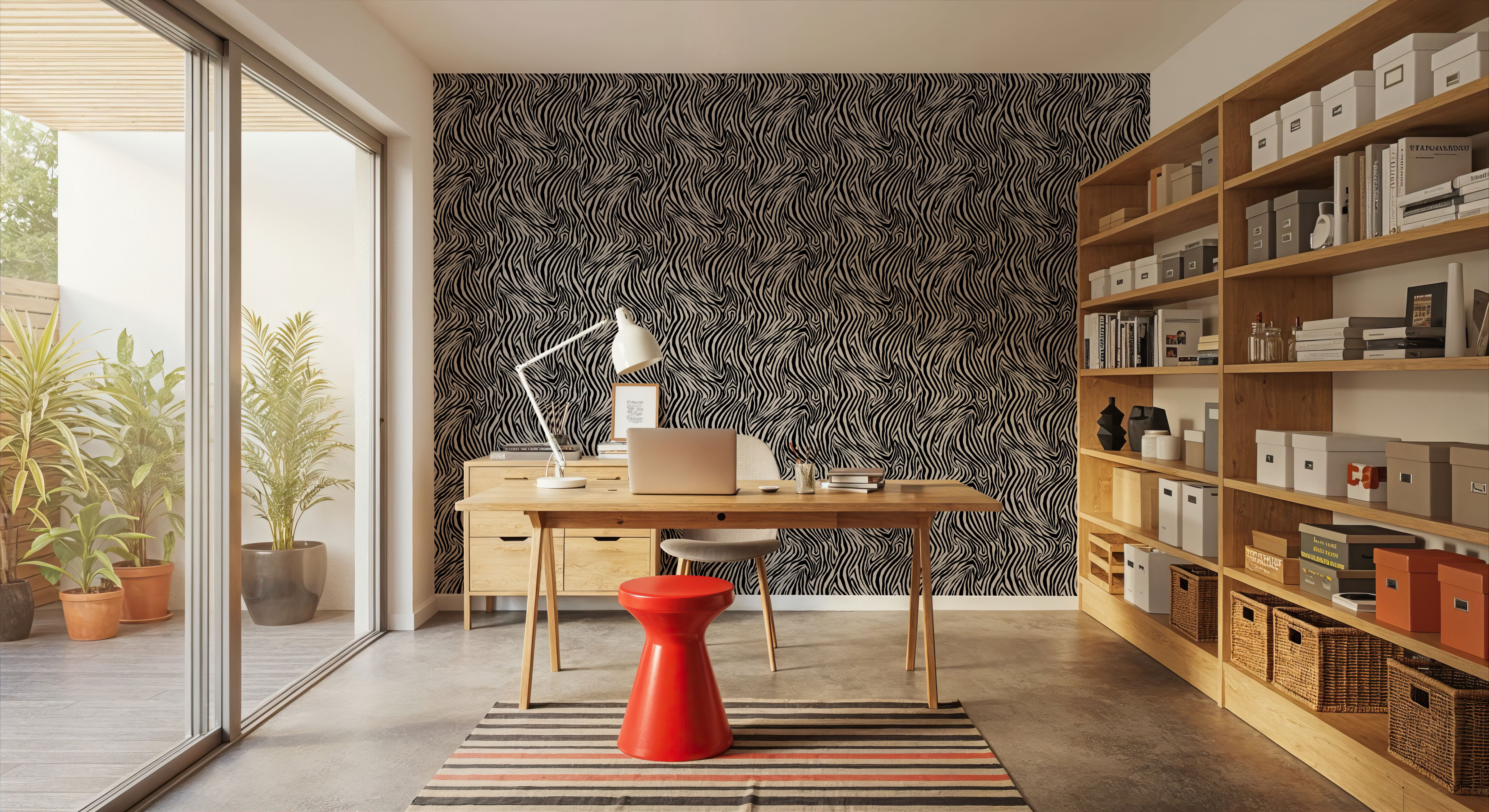 A Stripe of Zebra, Grey