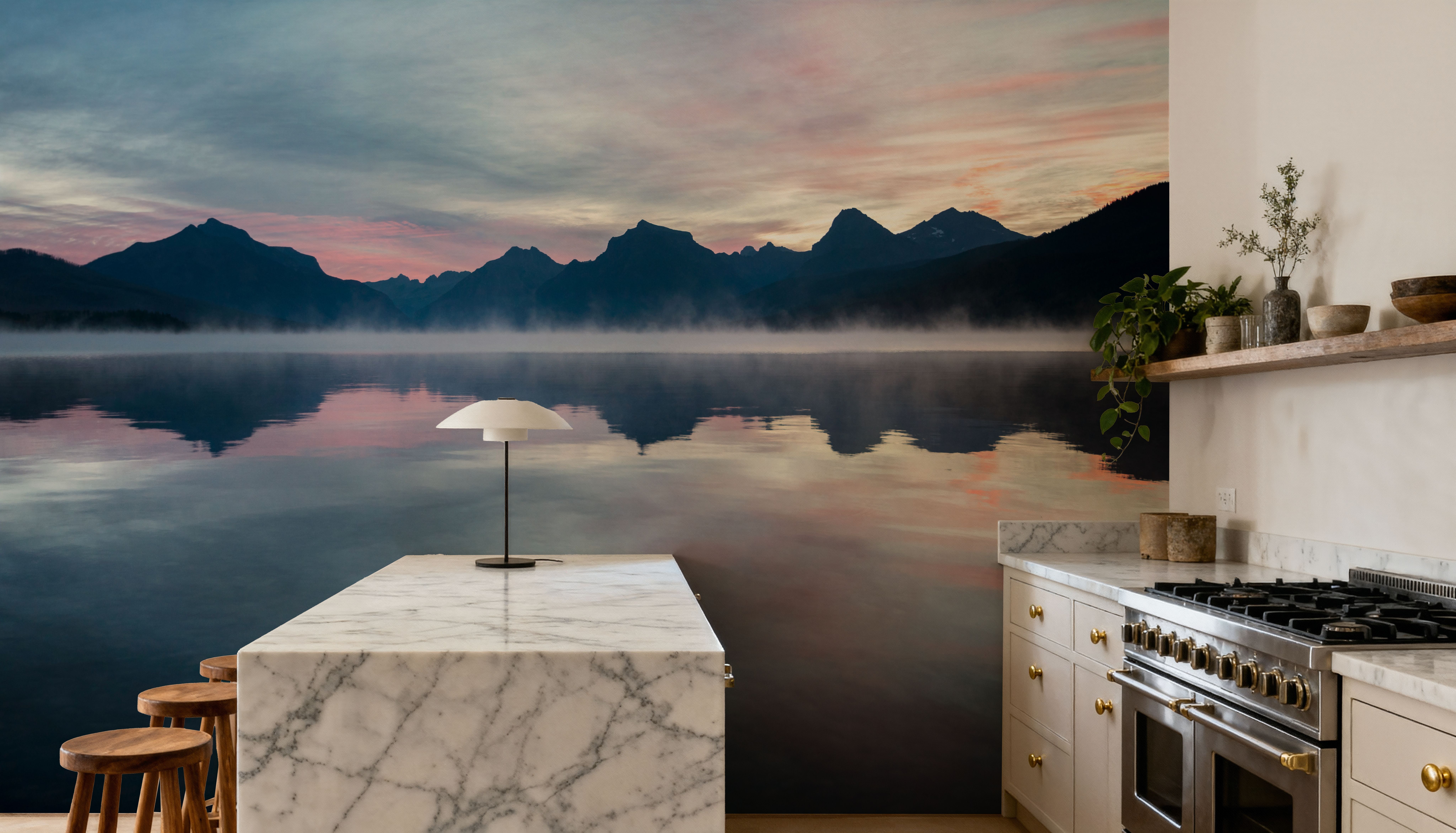 Lake Sunrise, Papier peint