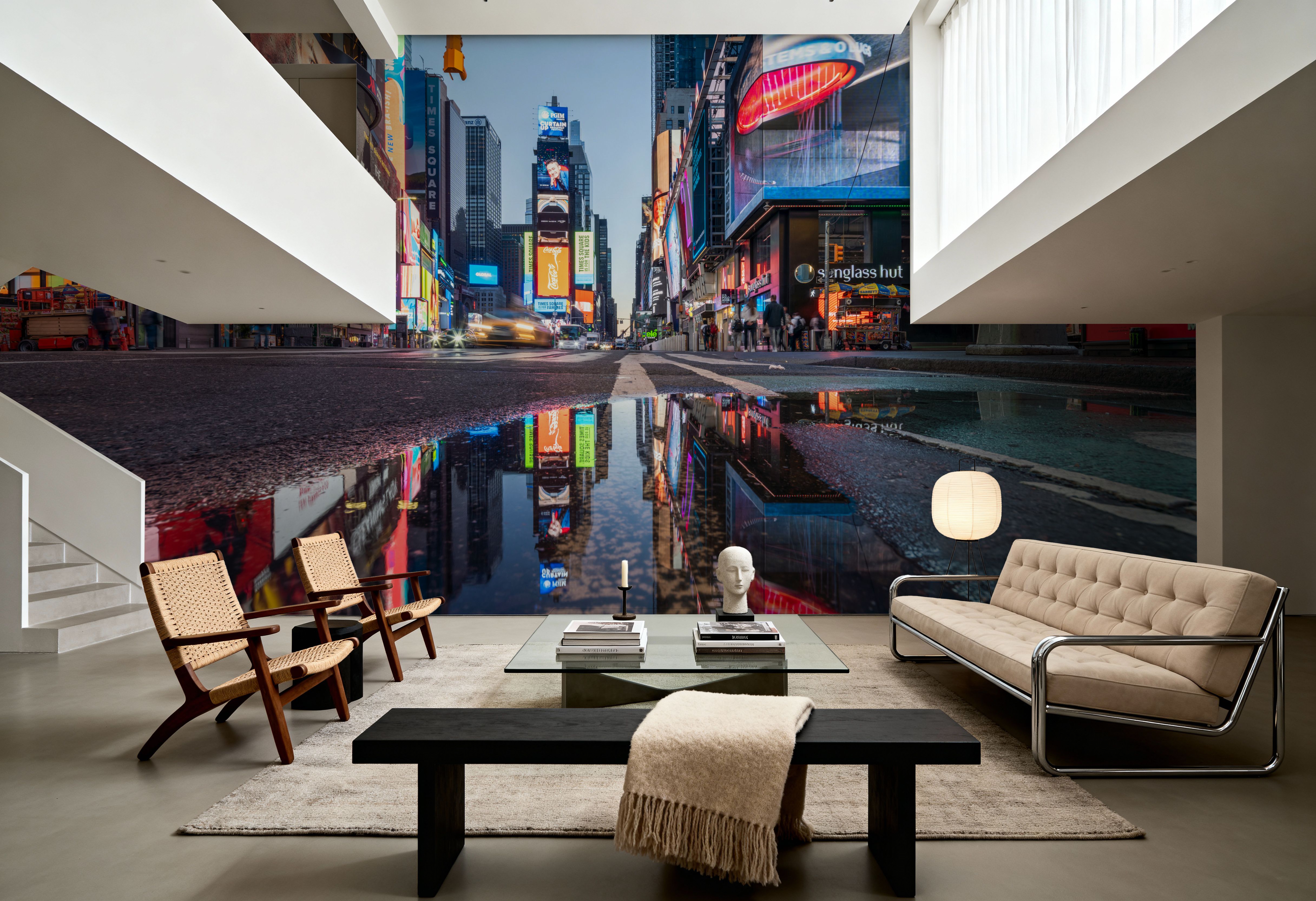 Reflecting on Times Square