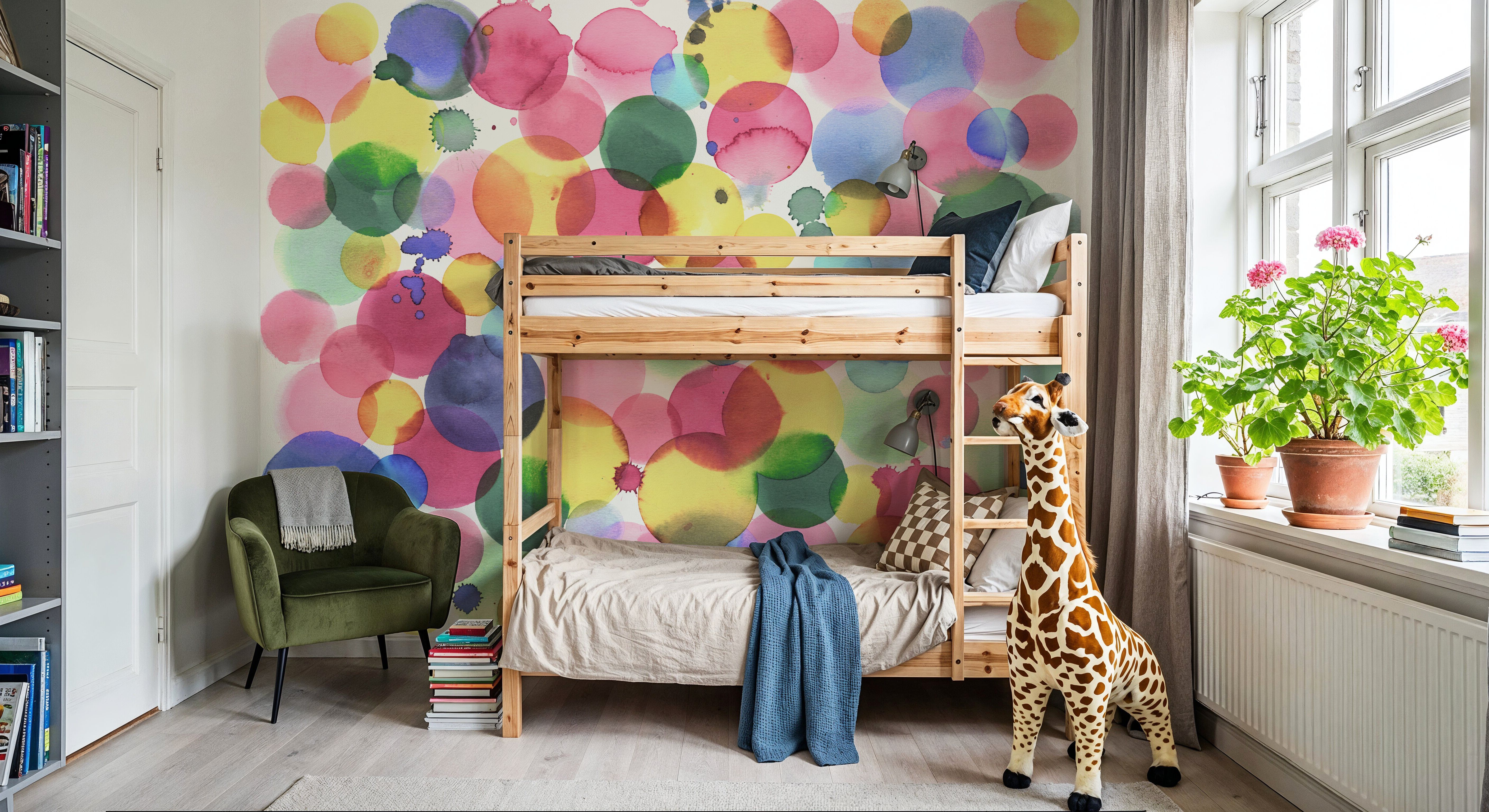 Bubbly I, Carte da parati