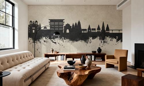 Pandharpur India Skyline Concrete