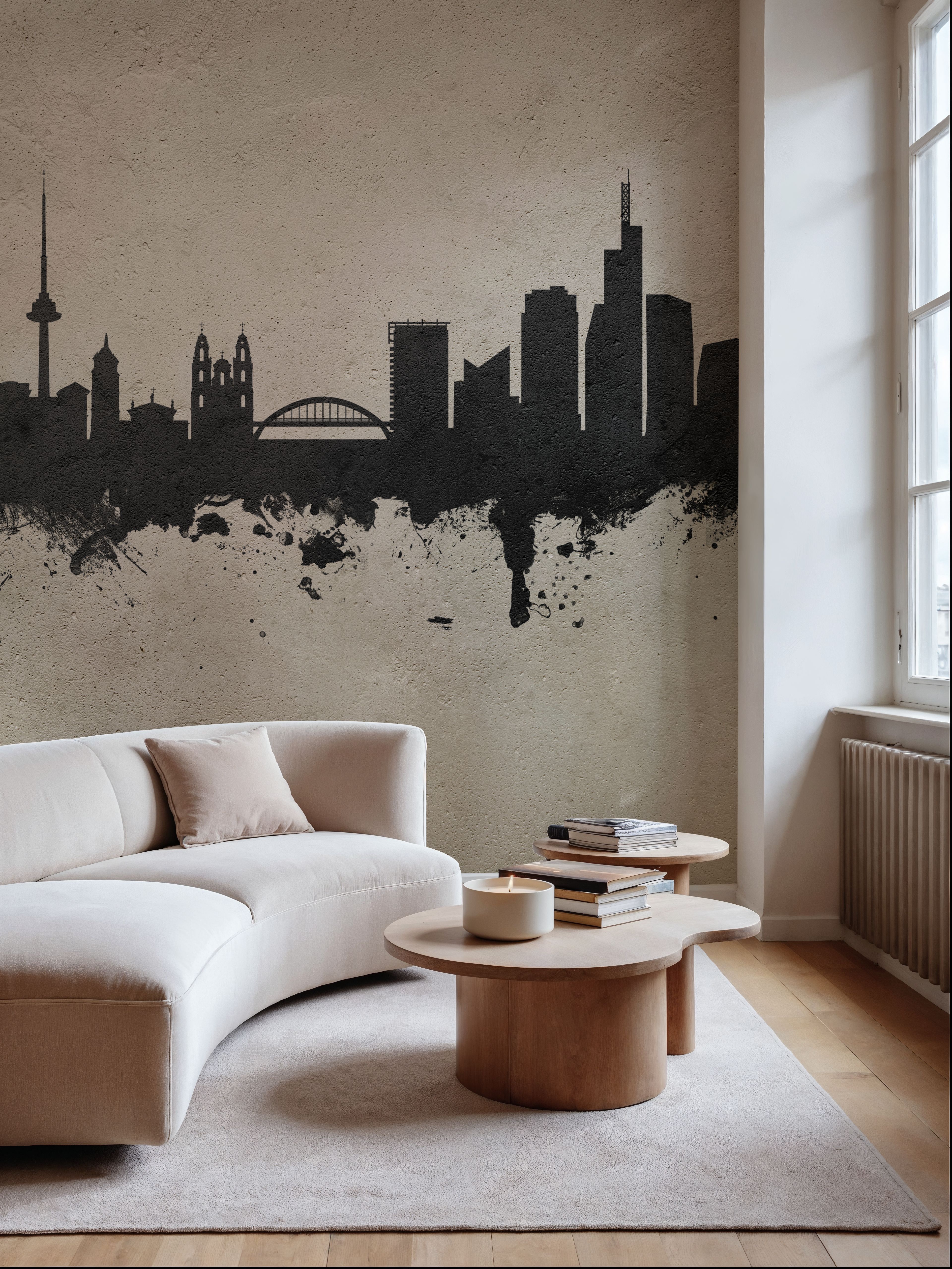 Vilnius Lithuania Skyline Concrete