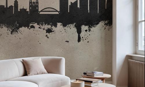 Vilnius Lithuania Skyline Concrete