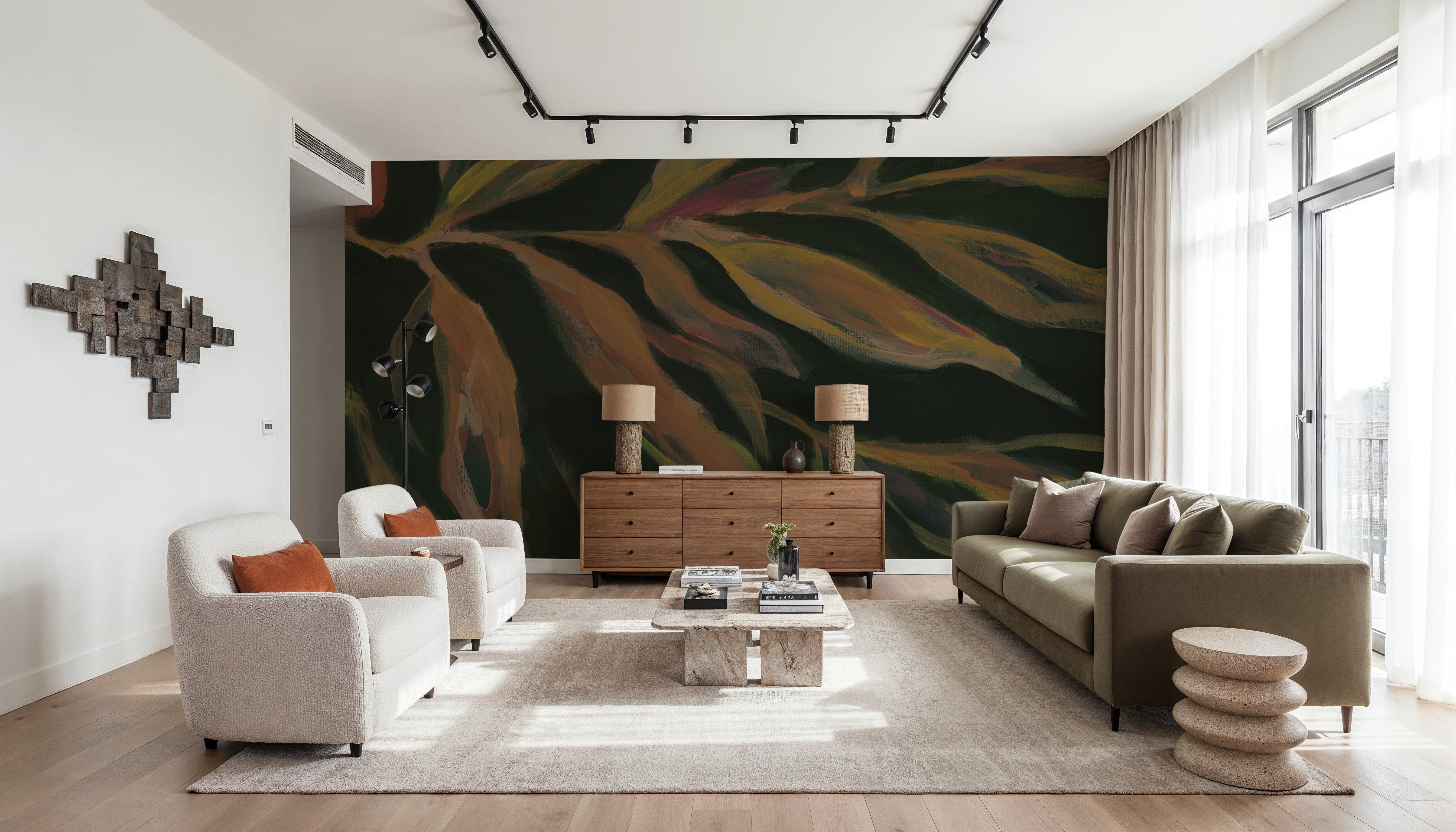 Fleural Stems II, Tapeten