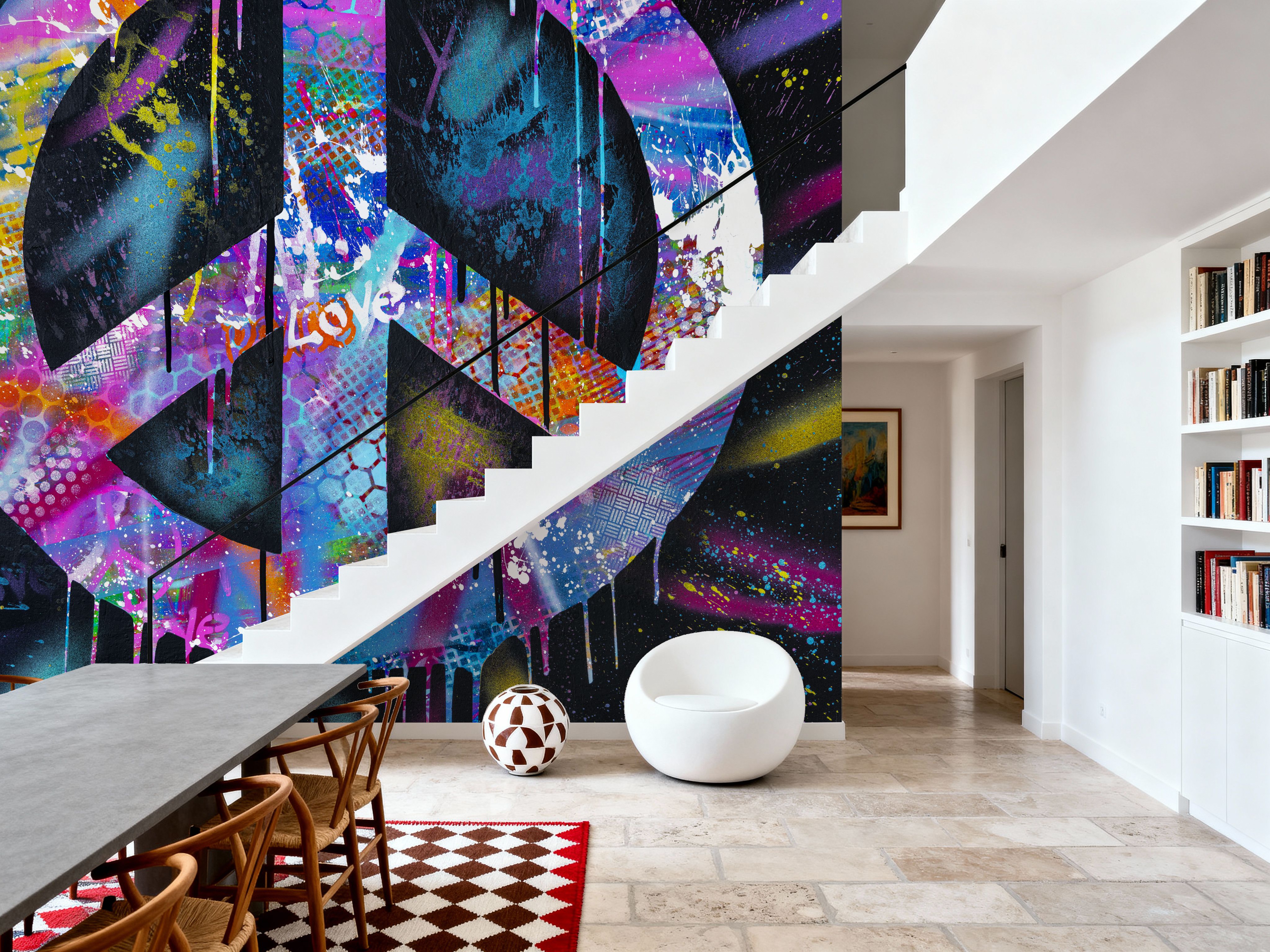 Graffiti Peace Sign, Wallpaper