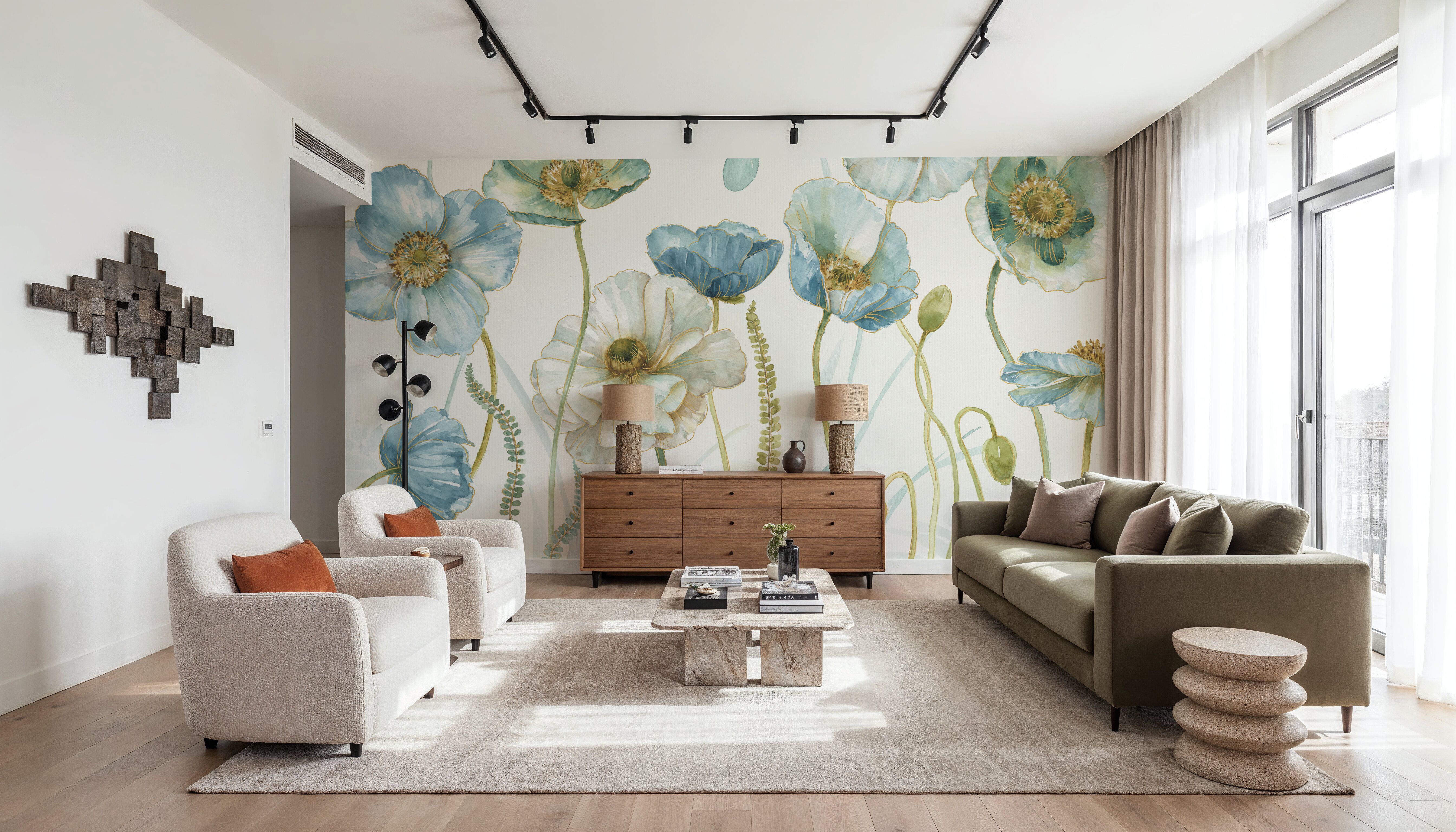 My Greenhouse Flowers I, Wallpaper