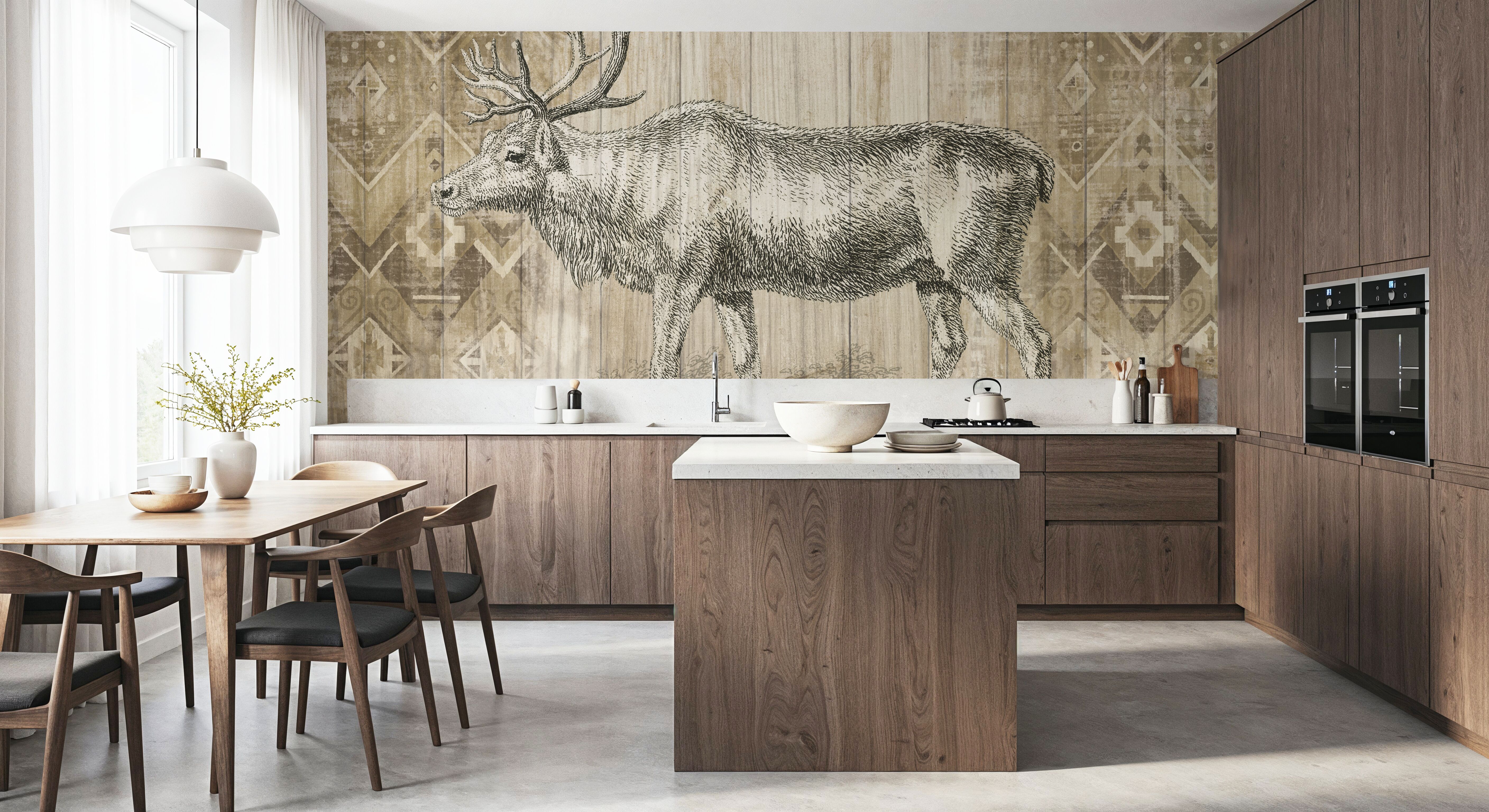 Natural History Lodge IX, Papier peint