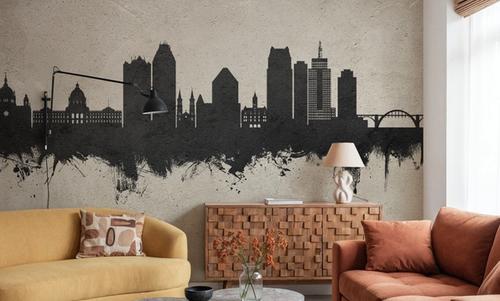 Saint Paul Minnesota Skyline Concrete