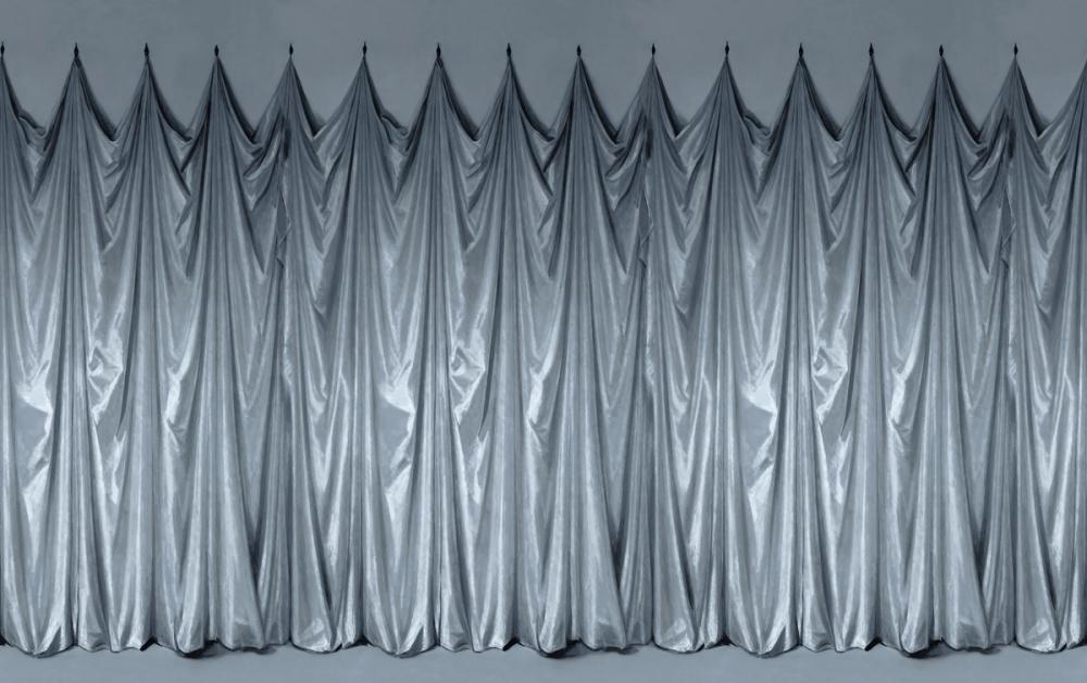 Medici Drapes, Stone Blue