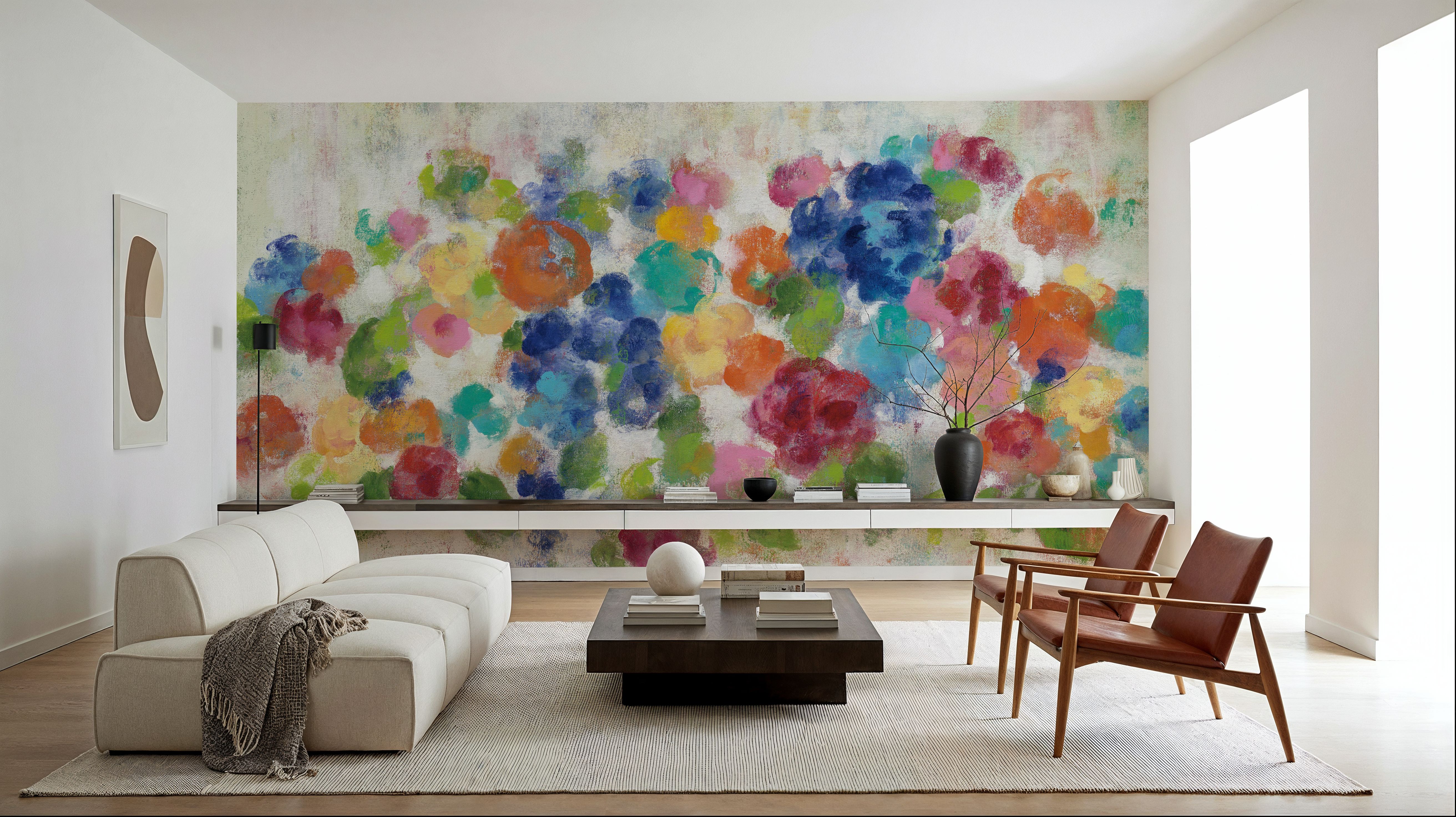 Hydrangea Bouquet I on canvas