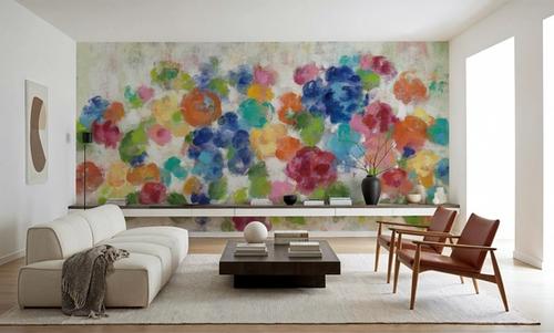 Hydrangea Bouquet I on canvas