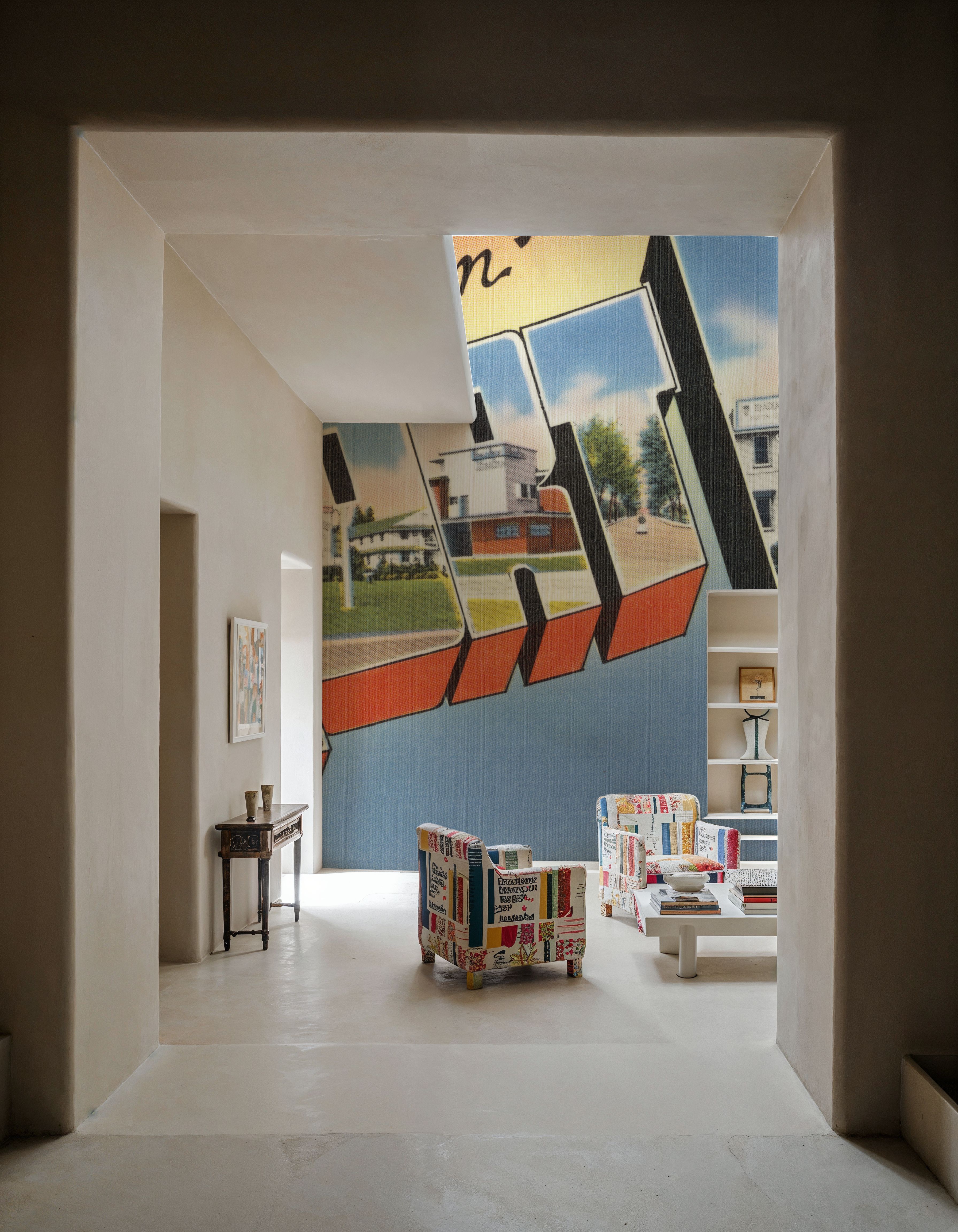 Greetings from Fort Lee - Screenprint Postcard