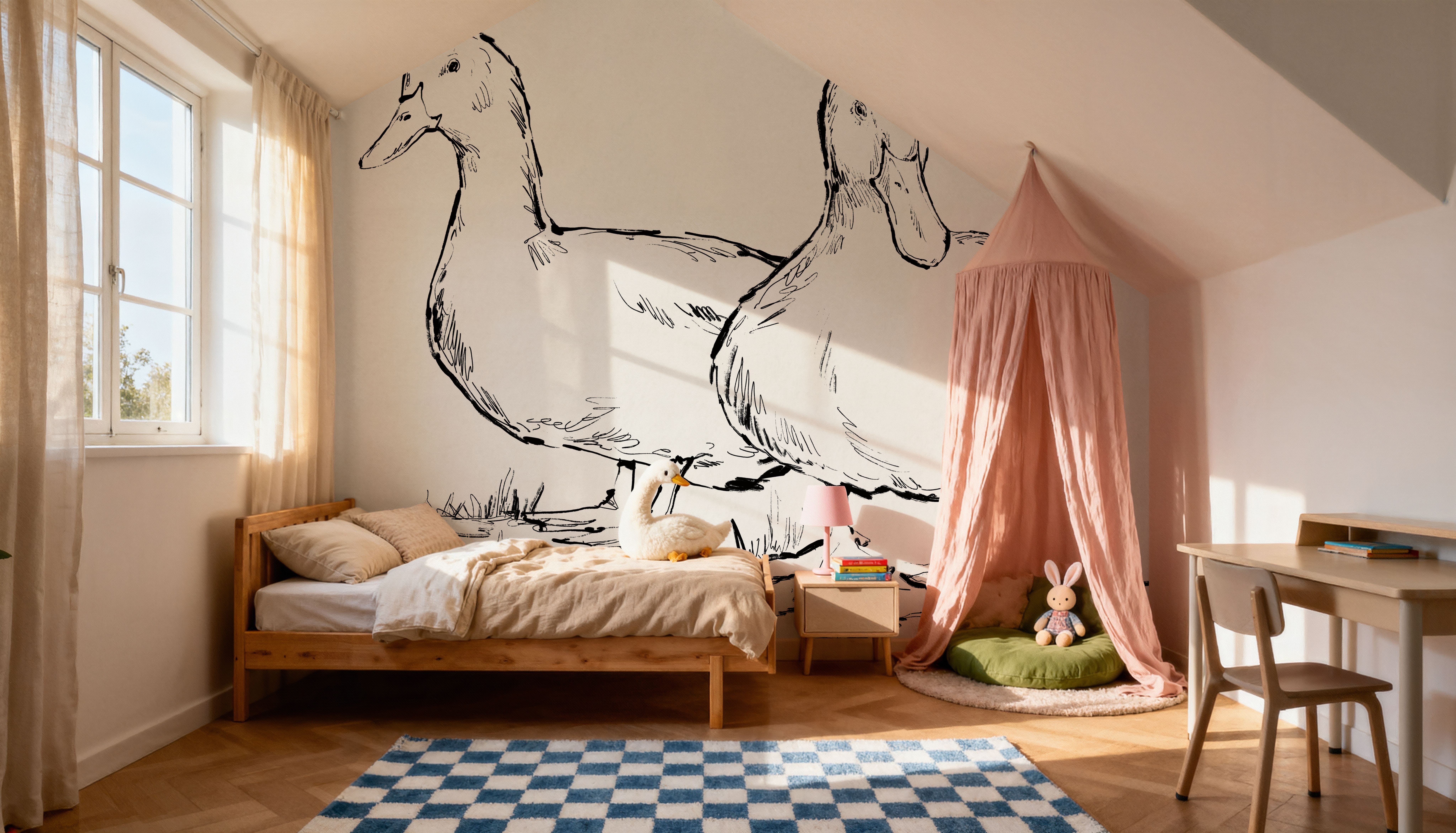 Duck Delight I, Wallpaper