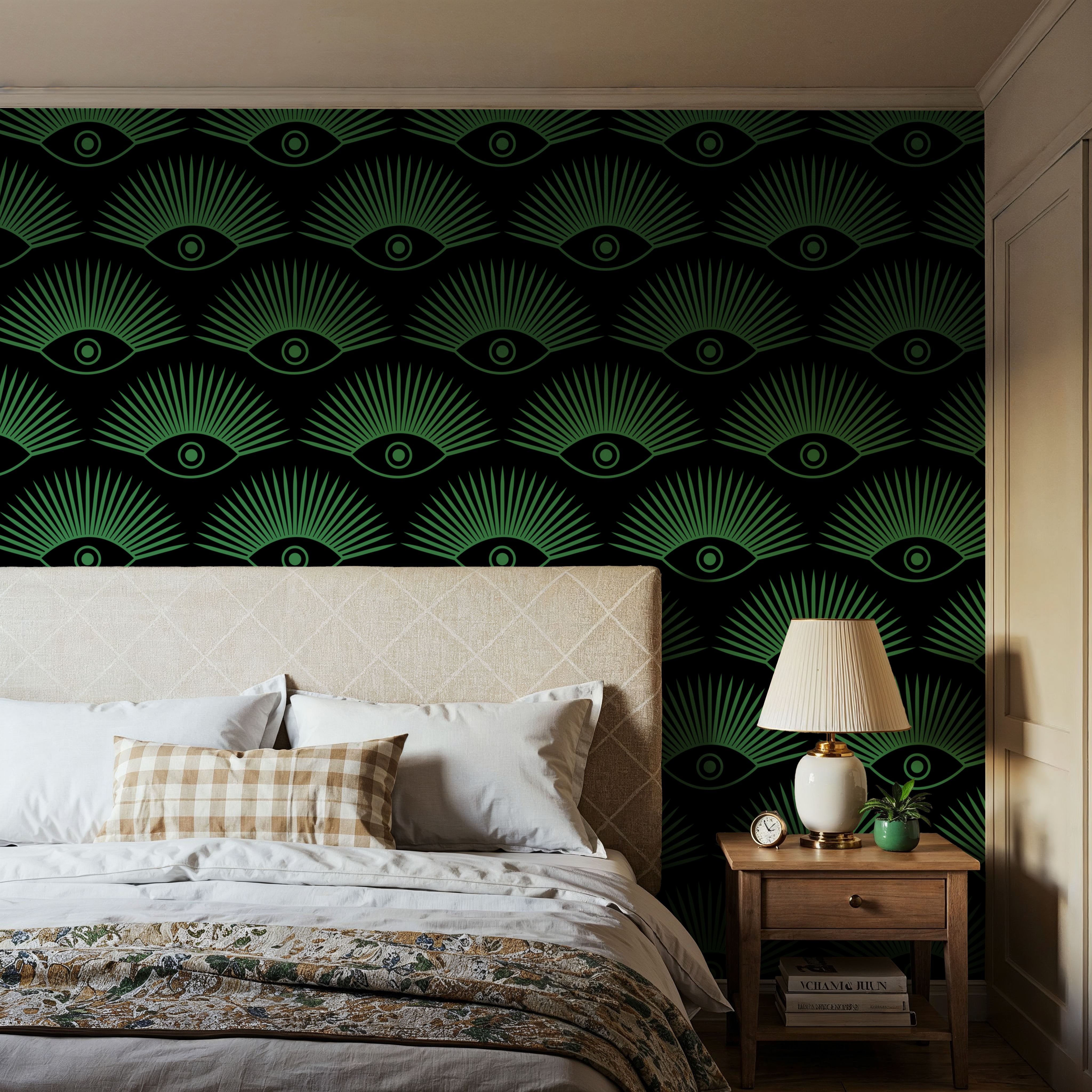 Art Deco Eye, Emerald
