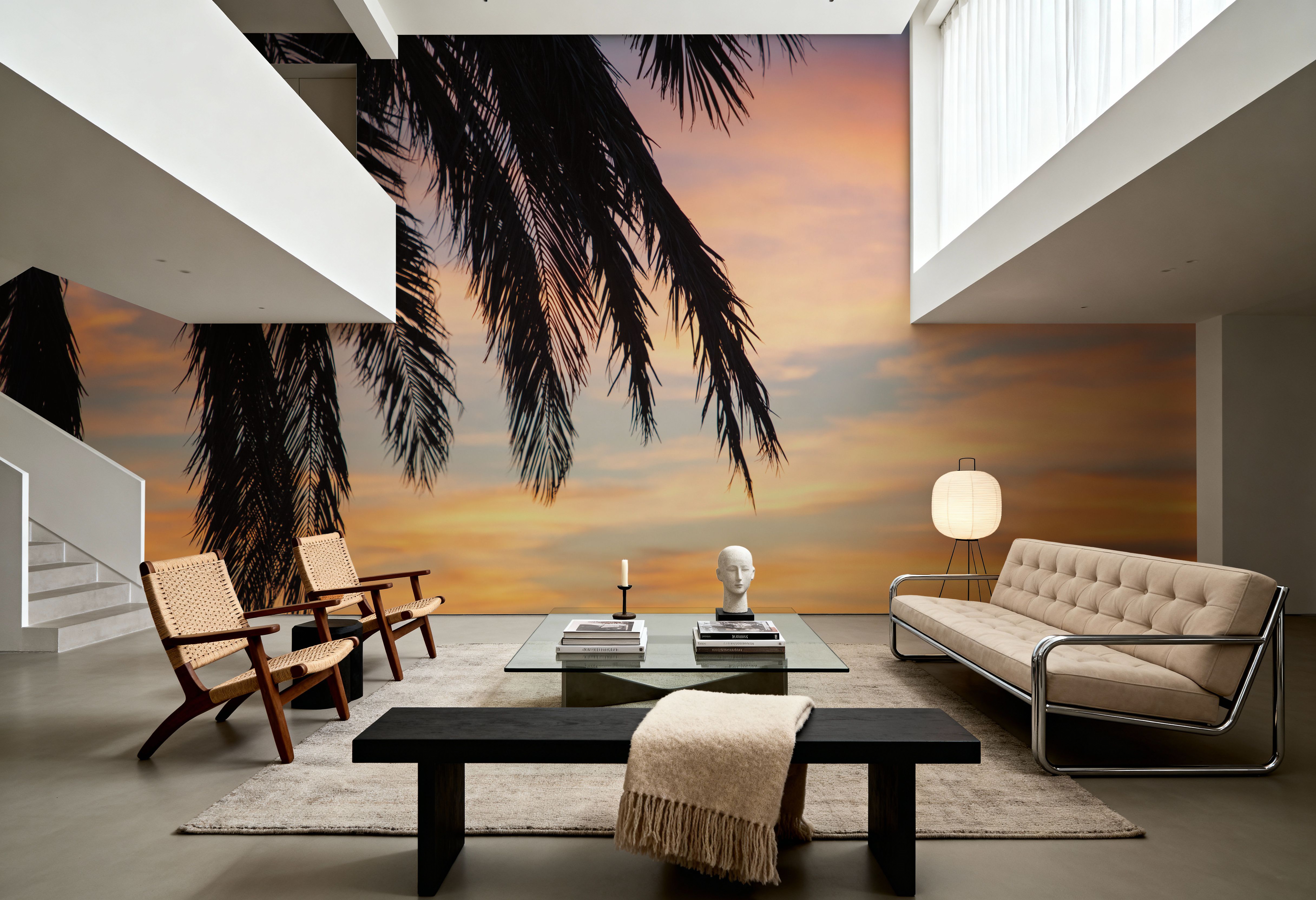 Sunset Palms I