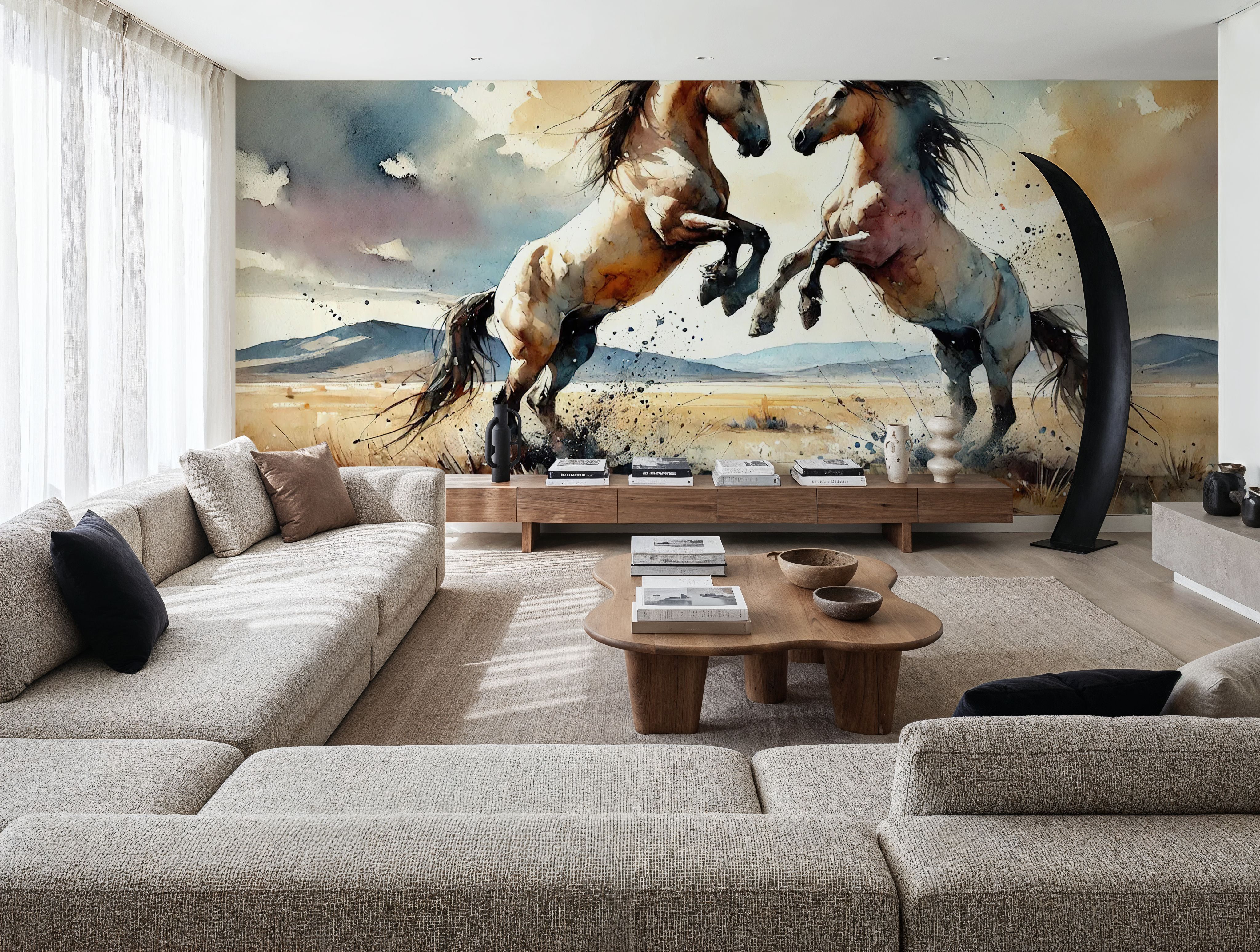 Wild Horses in Motion