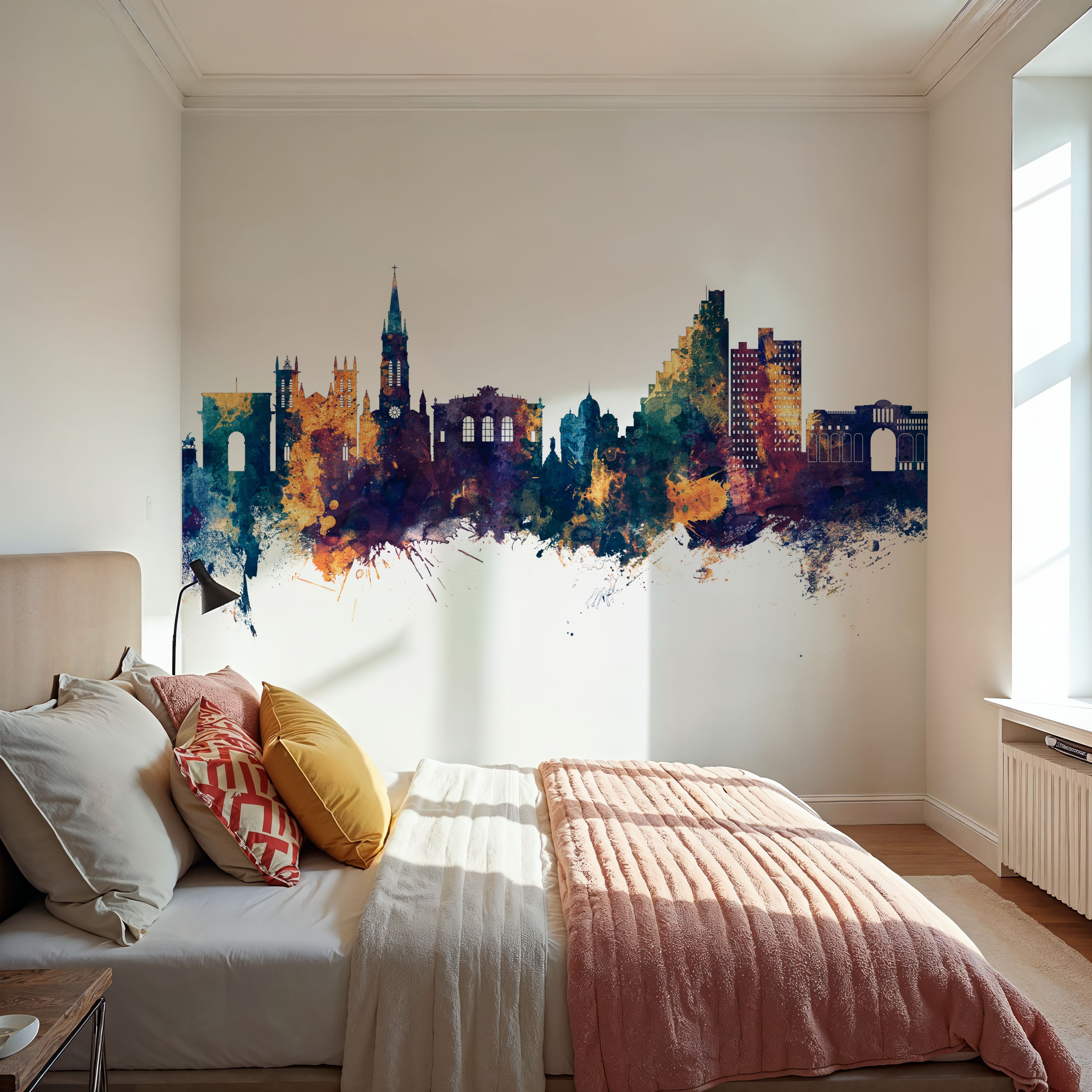 Montpellier Skyline Blue & Bronze