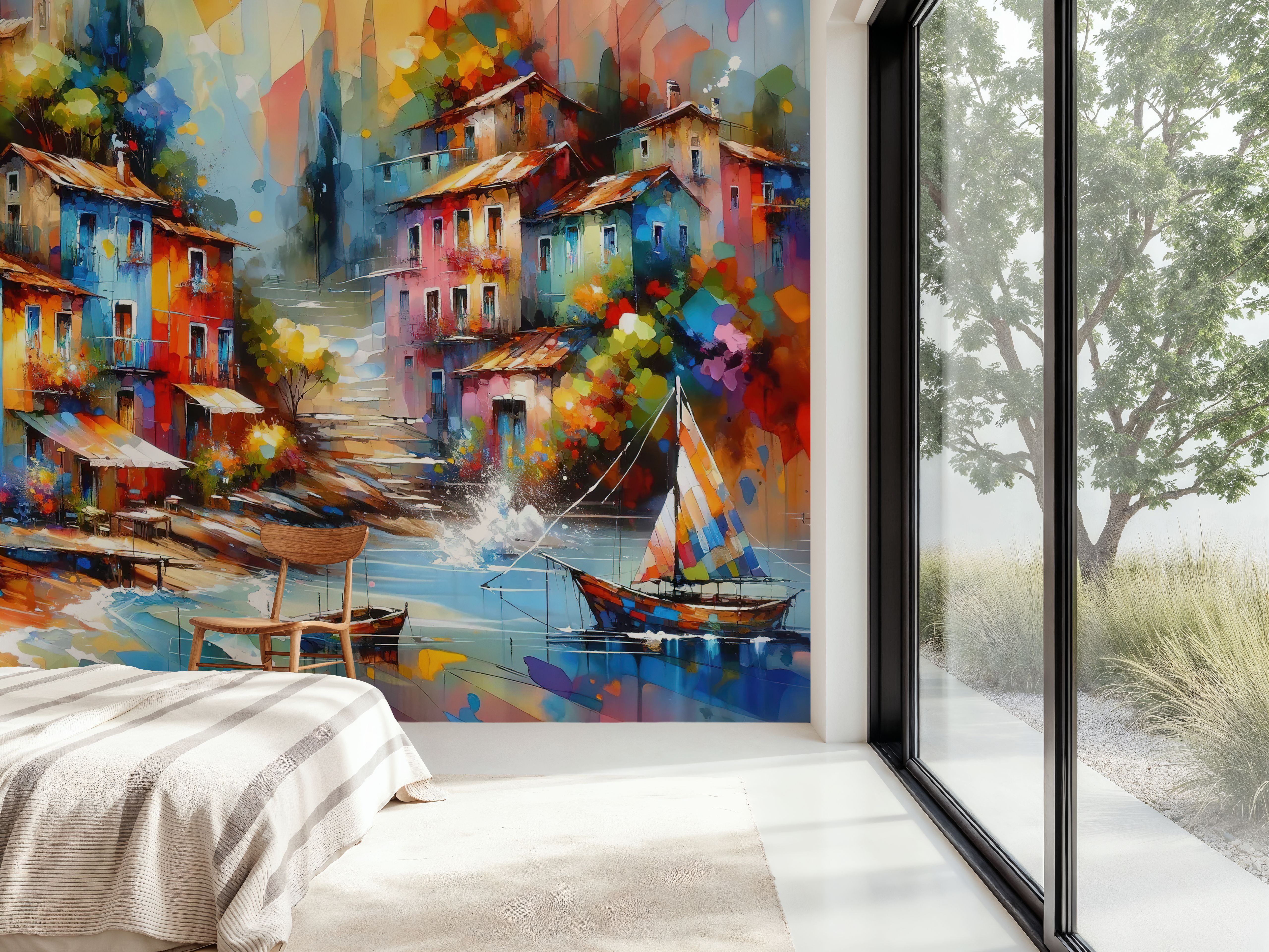 Vibrant Seaside Life
