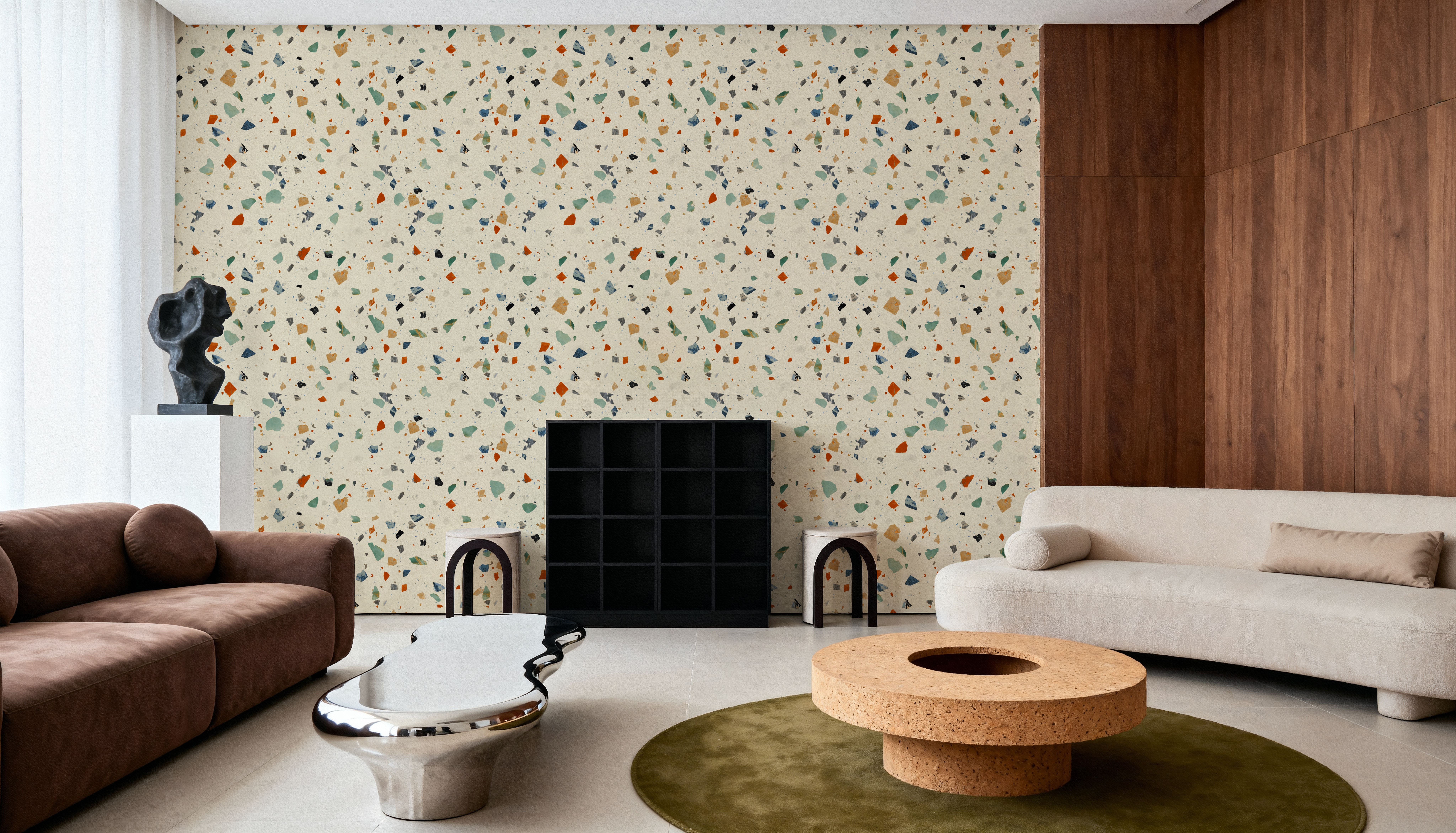 Terrazzo Multi Small, Cream