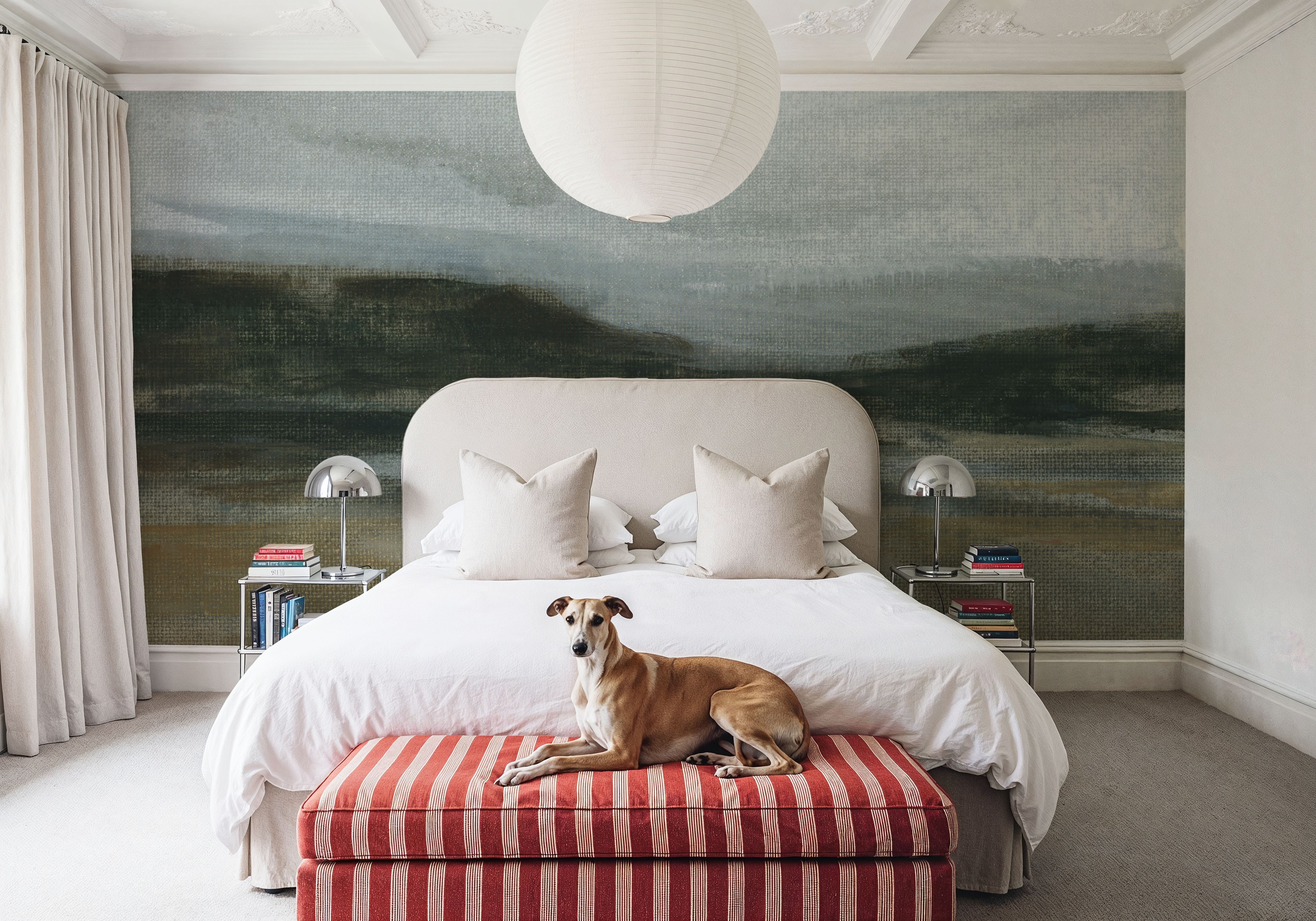 Misty River Valley on Canvas