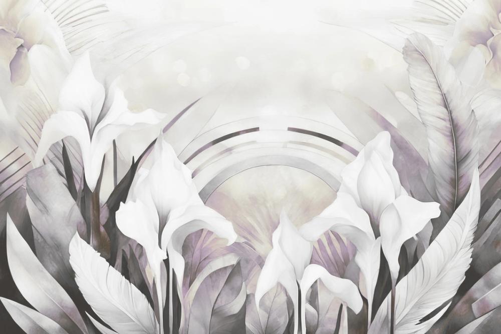 Irises and Feathers Smoke