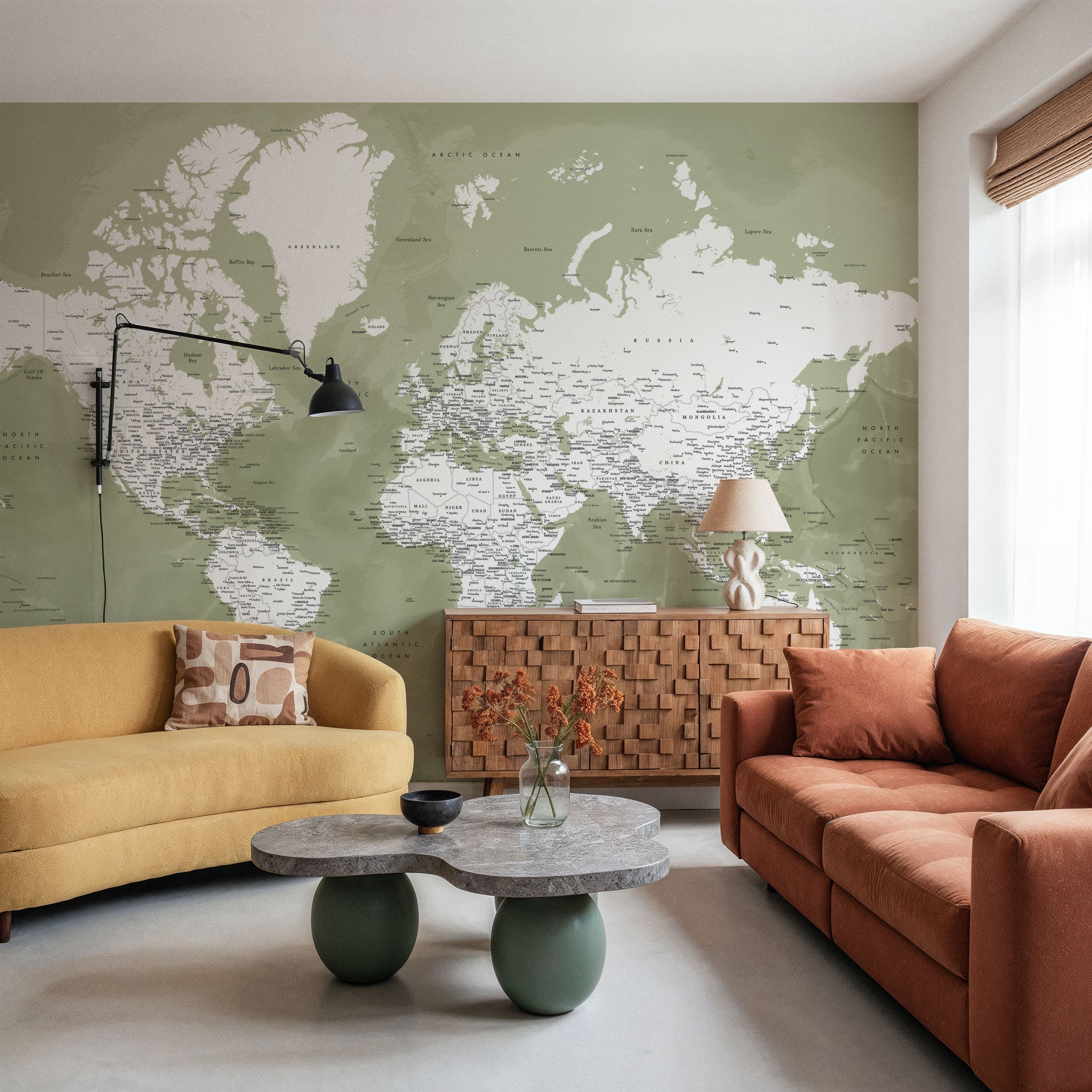 World Map Cities - Pacheco