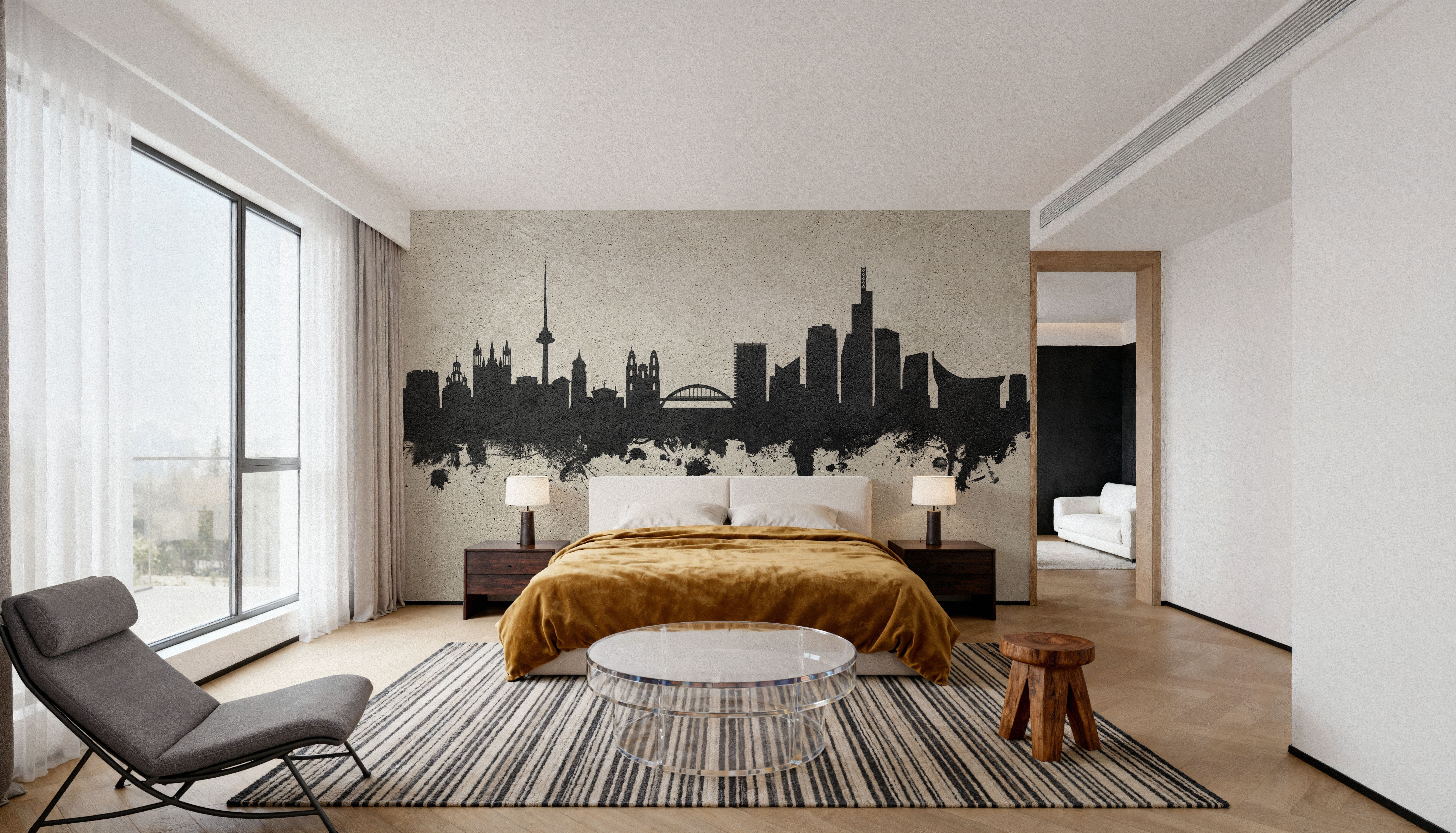 Vilnius Lithuania Skyline Concrete