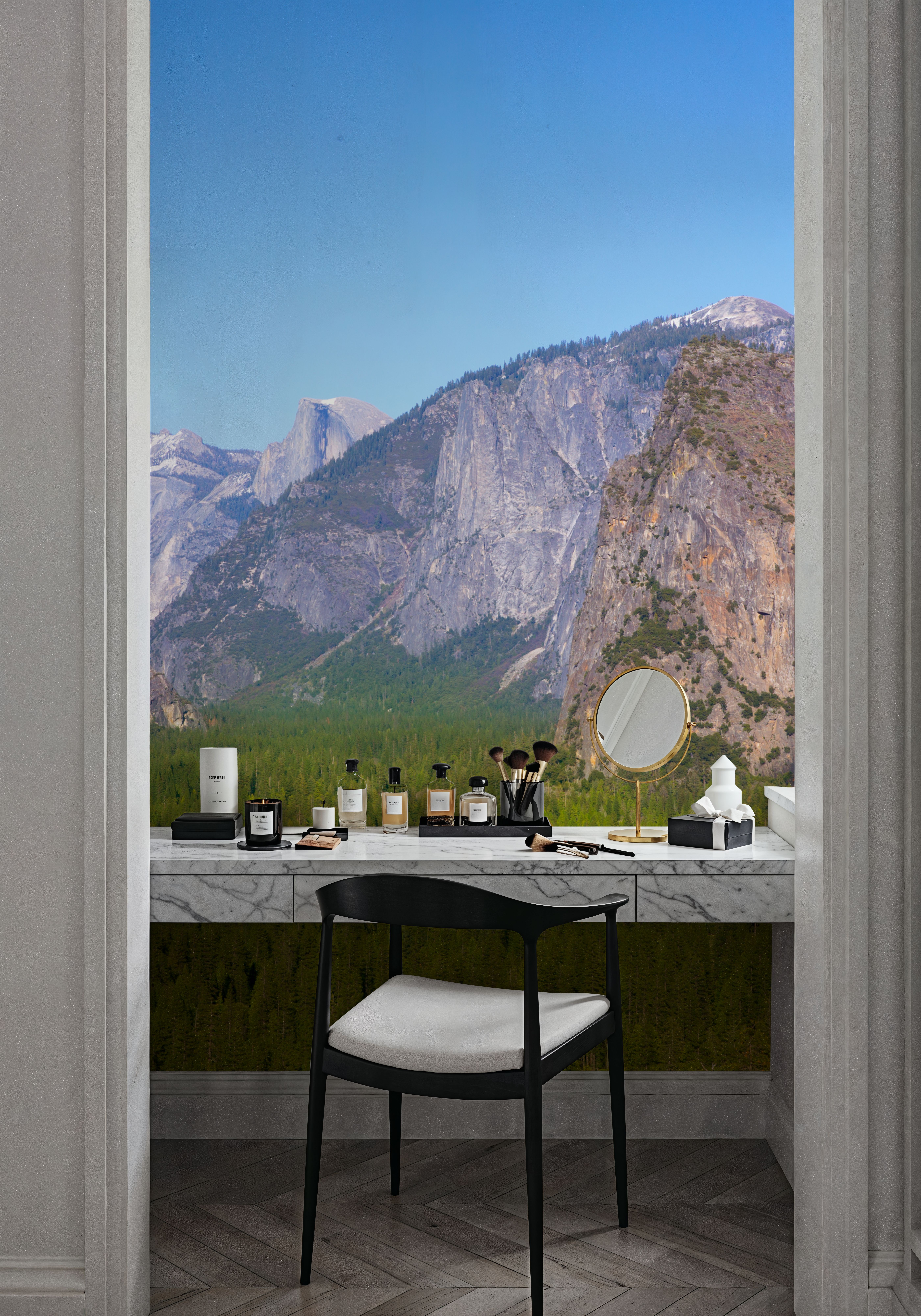 Yosemite el Capitan and Half Dome