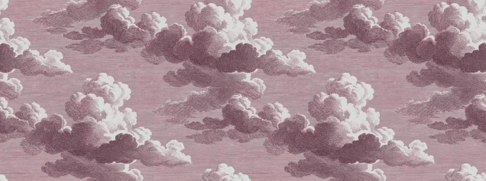 Intaglio Clouds, Burgundy