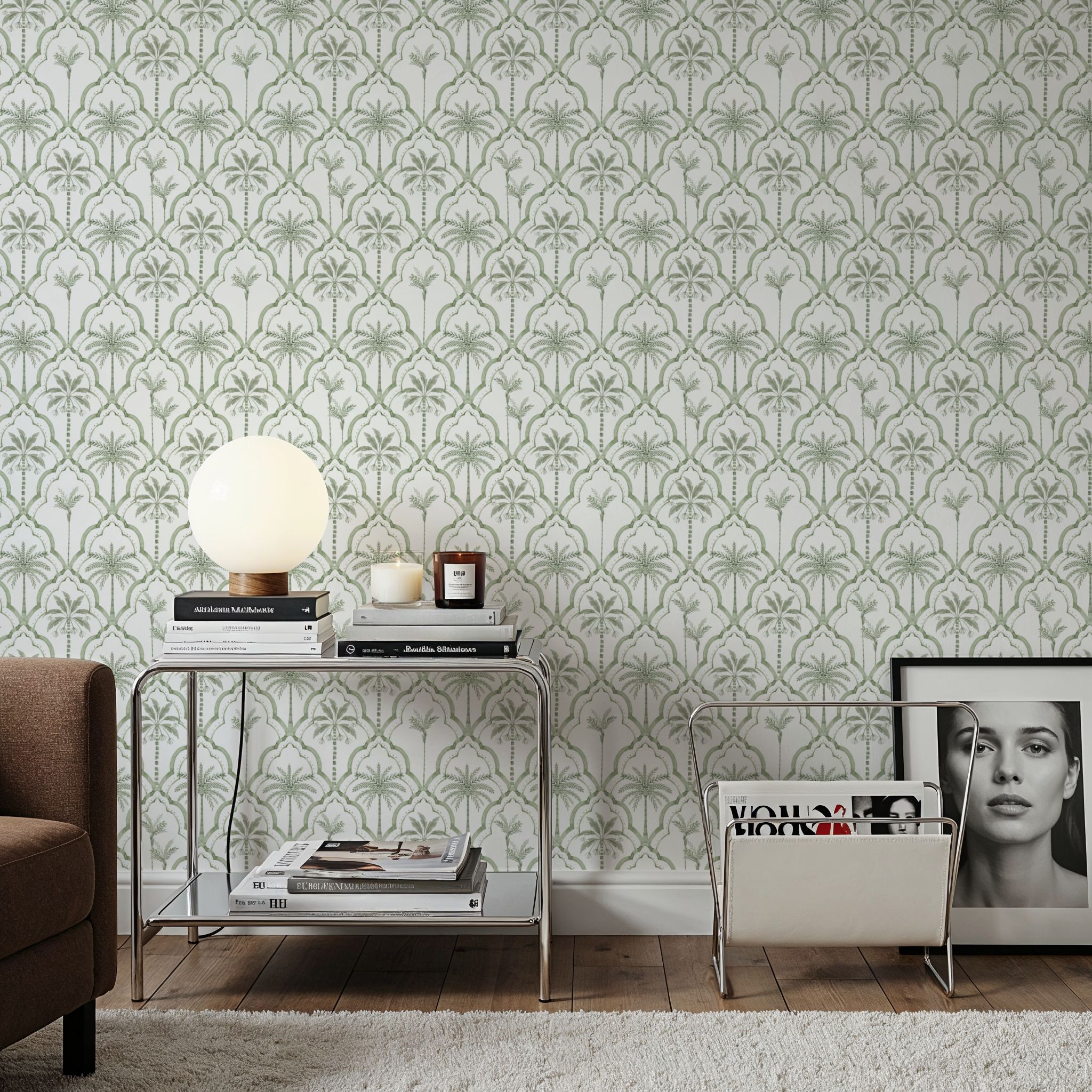 The Palm Lattice, Sage Green