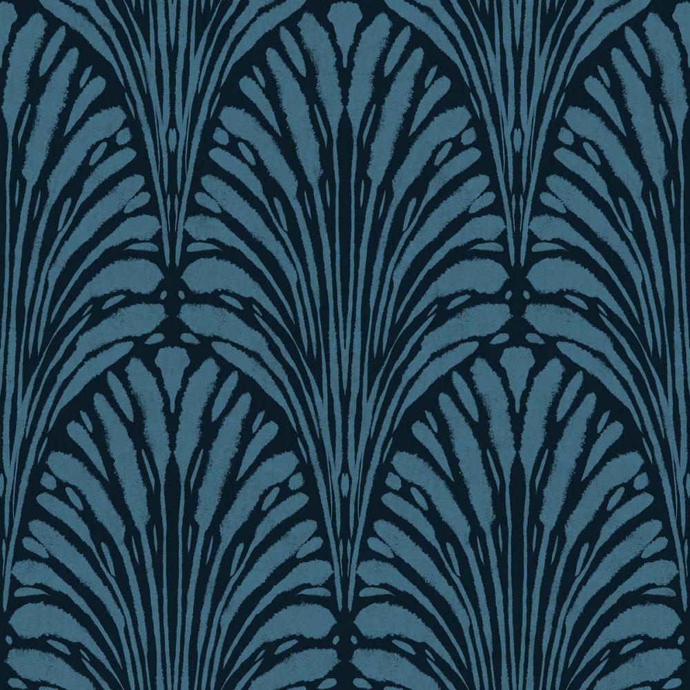Brushstroke Fan Scallop, French Blue